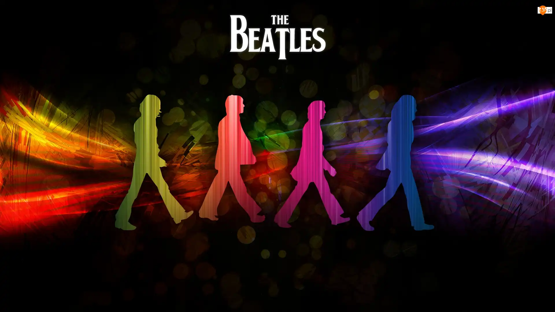 Grafika, The Beatles, Okładką, Abbey Road, Inspiracja, Płyty