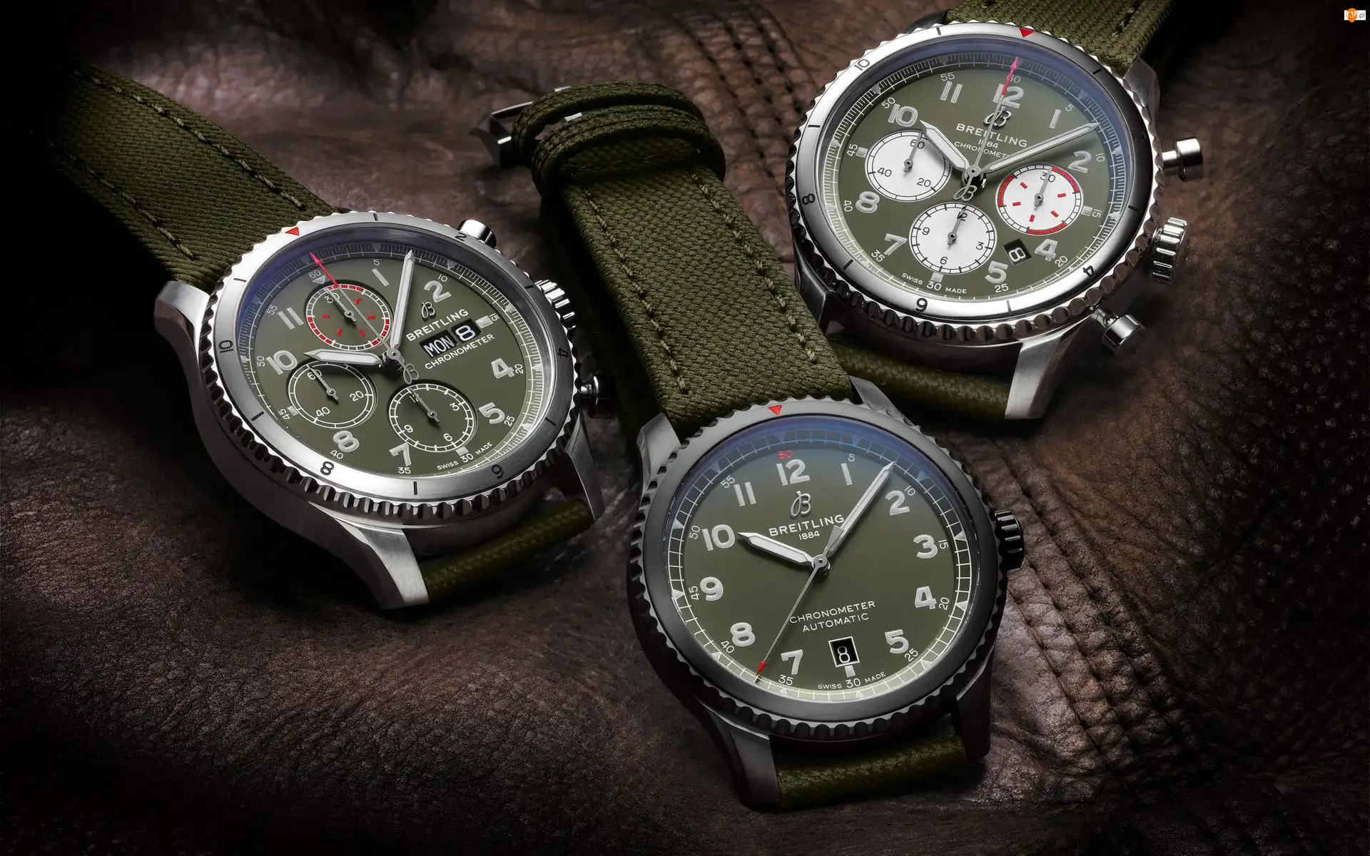 Breitling, Trzy, Zegarki, Szwajcarskie