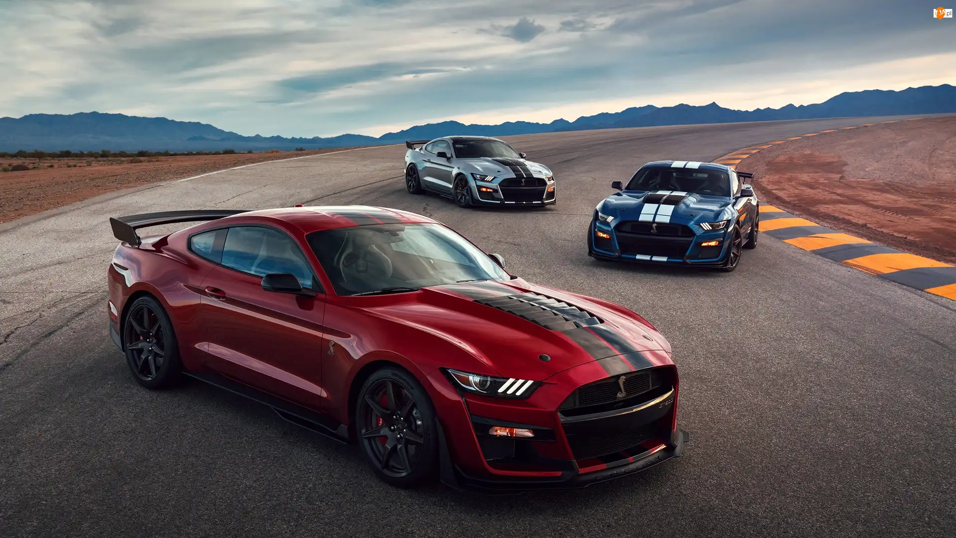 Ford Mustang Shelby GT500, Trzy, Samochody