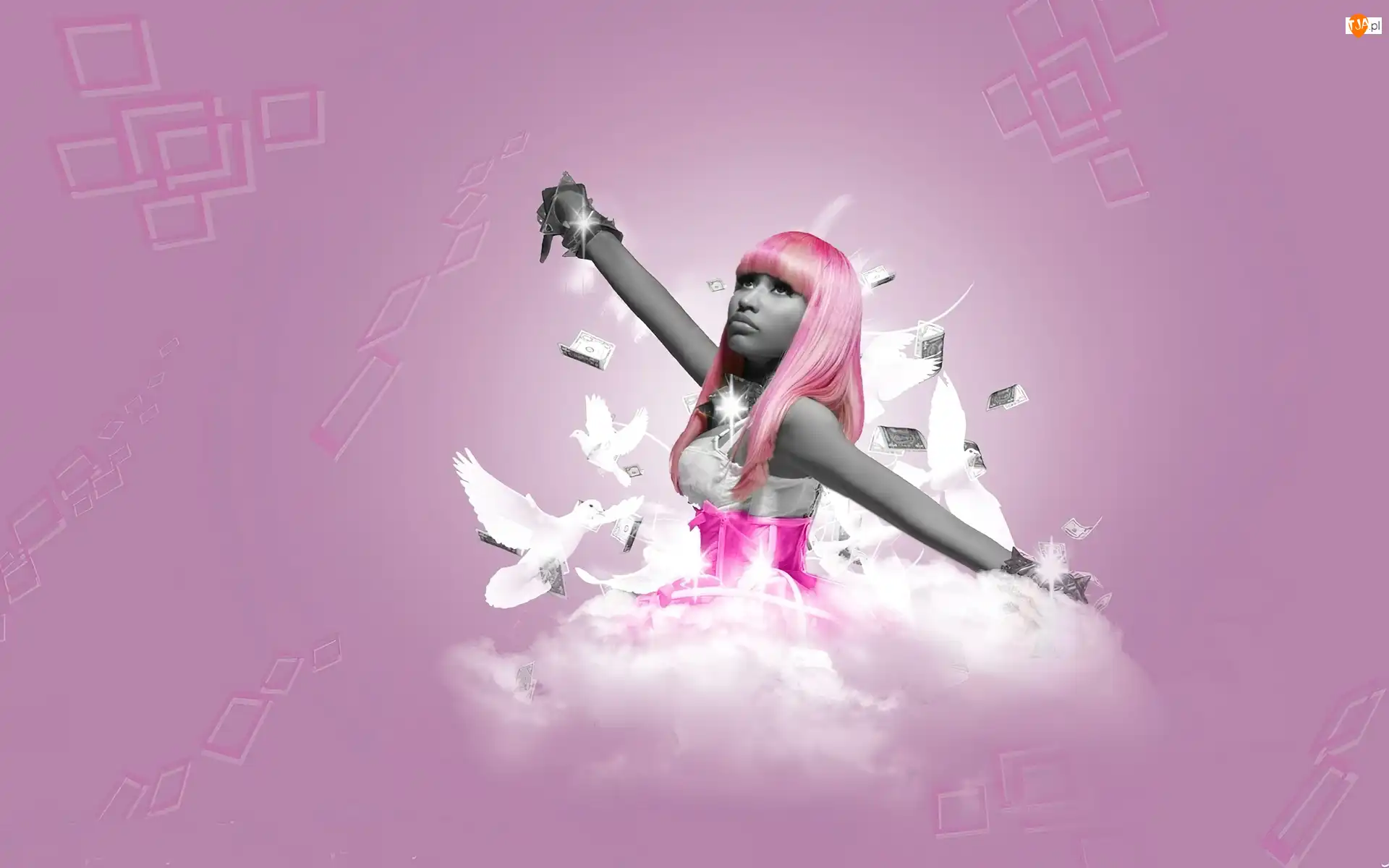 Gołębie, Nicky Minaj, Piosenkarka