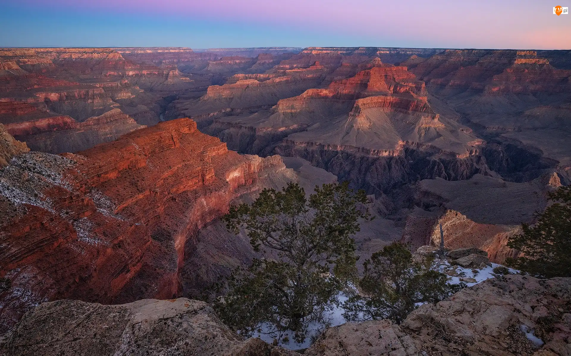 Skały, Stany Zjednoczone, Park Narodowy Wielkiego Kanionu, Kanion, Arizona