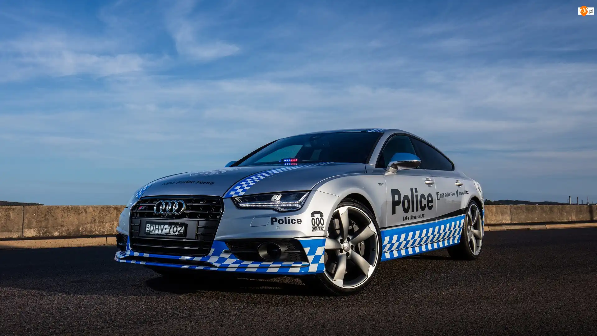 2016, Samochód, Policyjny, Audi S7 Sportback