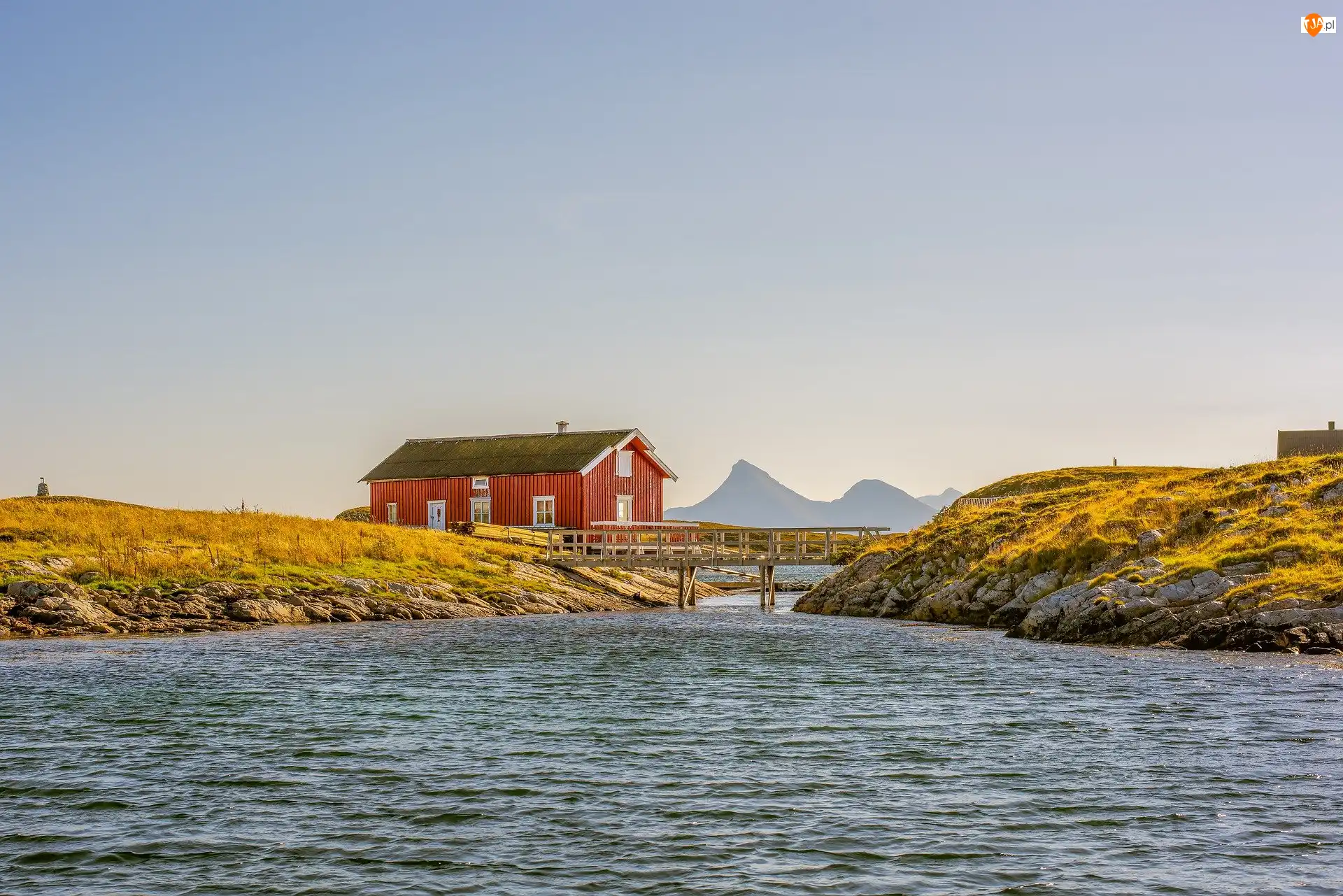 Most, Dom, Lofoty, Norwegia, Morze, Helgeland