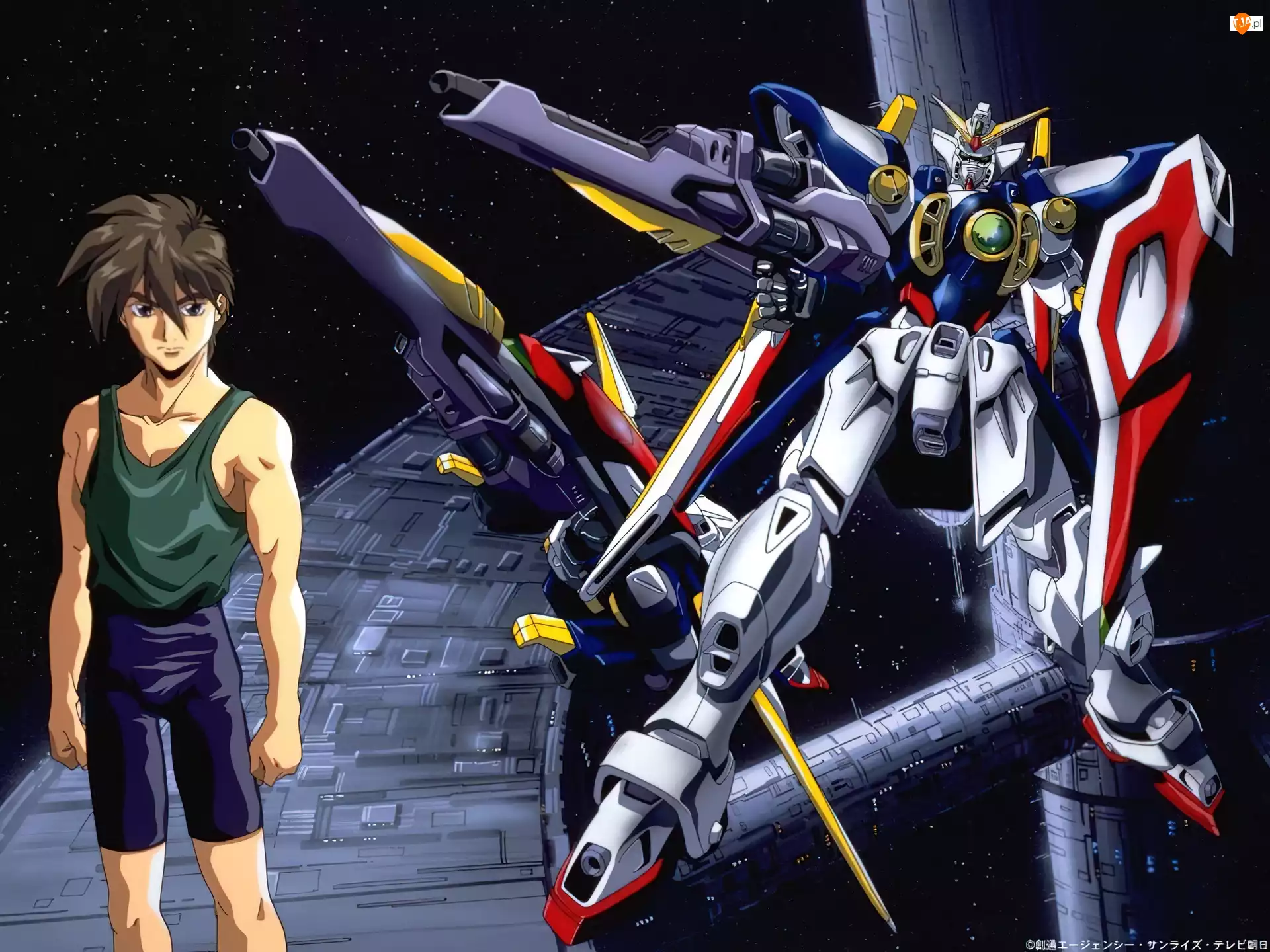 facet, Gundam Wing, robot, kosmos