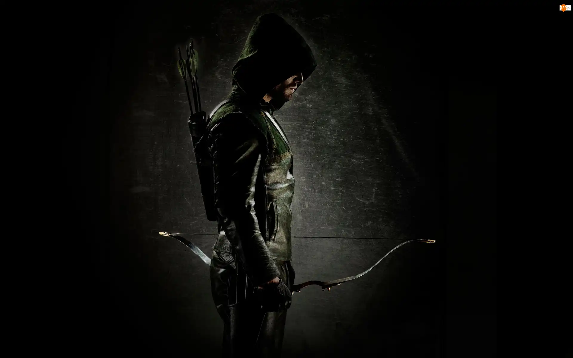 Arrow, Serial, Łuk, Kaptur, Zielona strzała, Oliver Queen - Stephen Amell