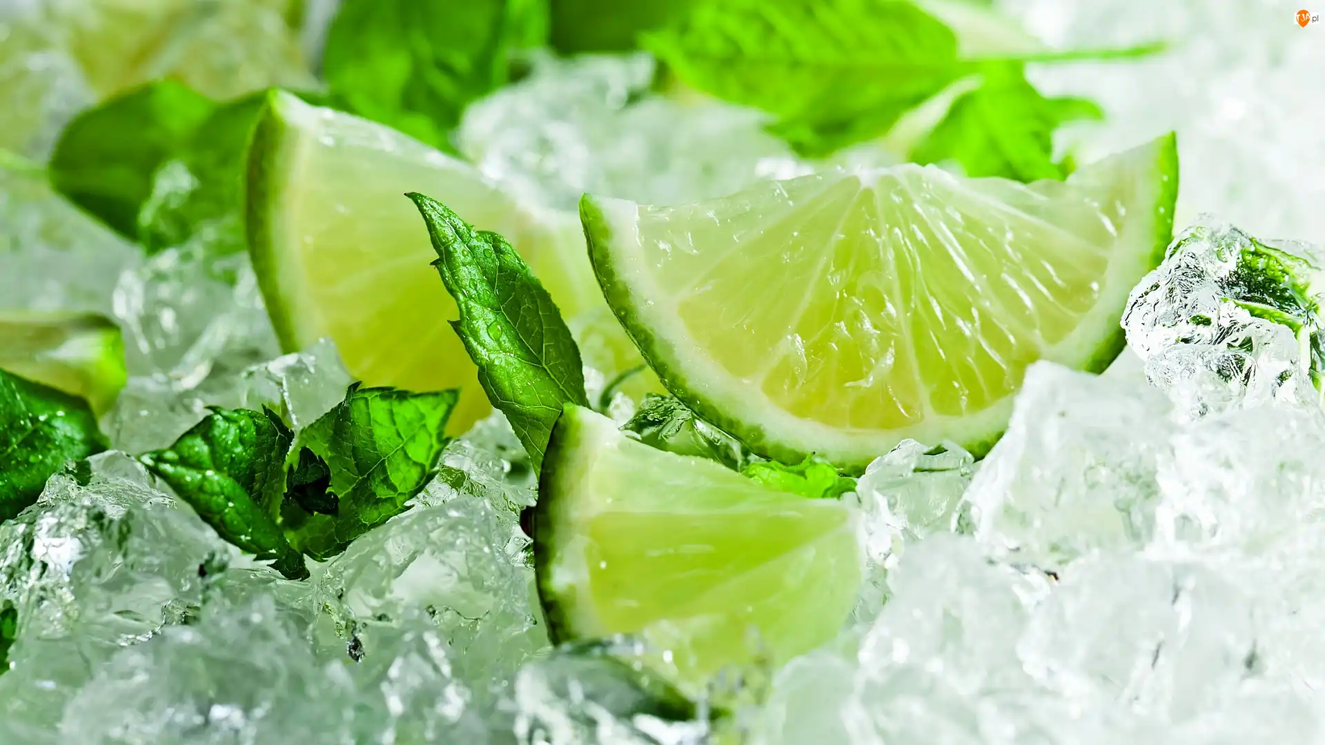 Liście, Limonka, Lód