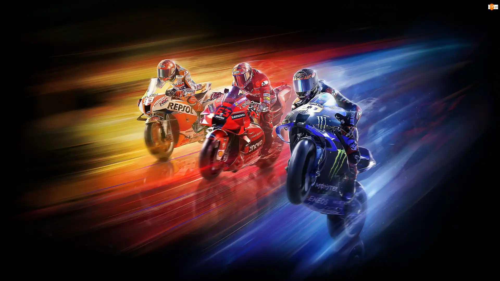 Szybkość, MotoGP, Ruch, Yamaha, Motocykliści, Motocykle, Honda, Gra, Ducati