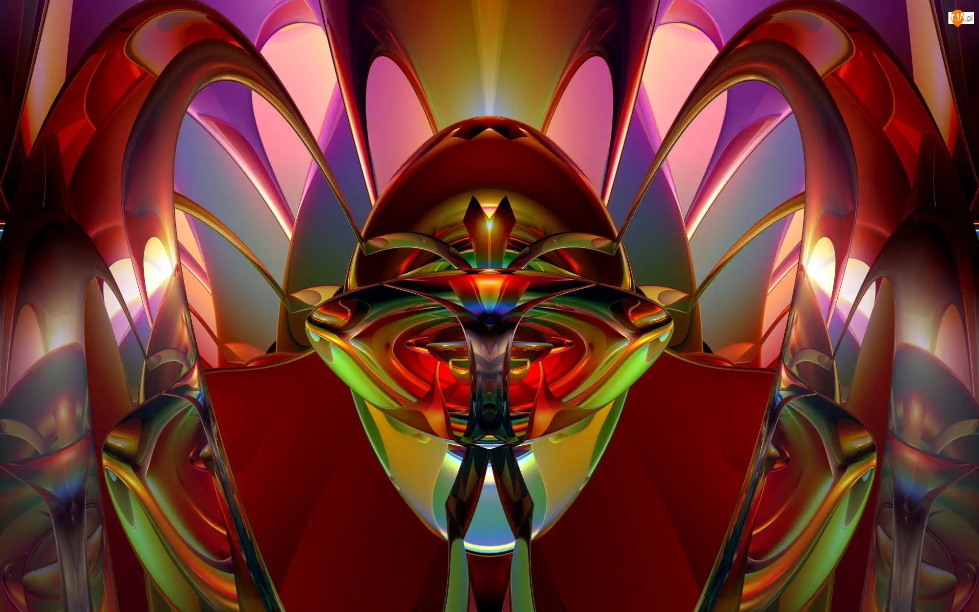 Abstrakcja, Grafika 3D, Kolorowa
