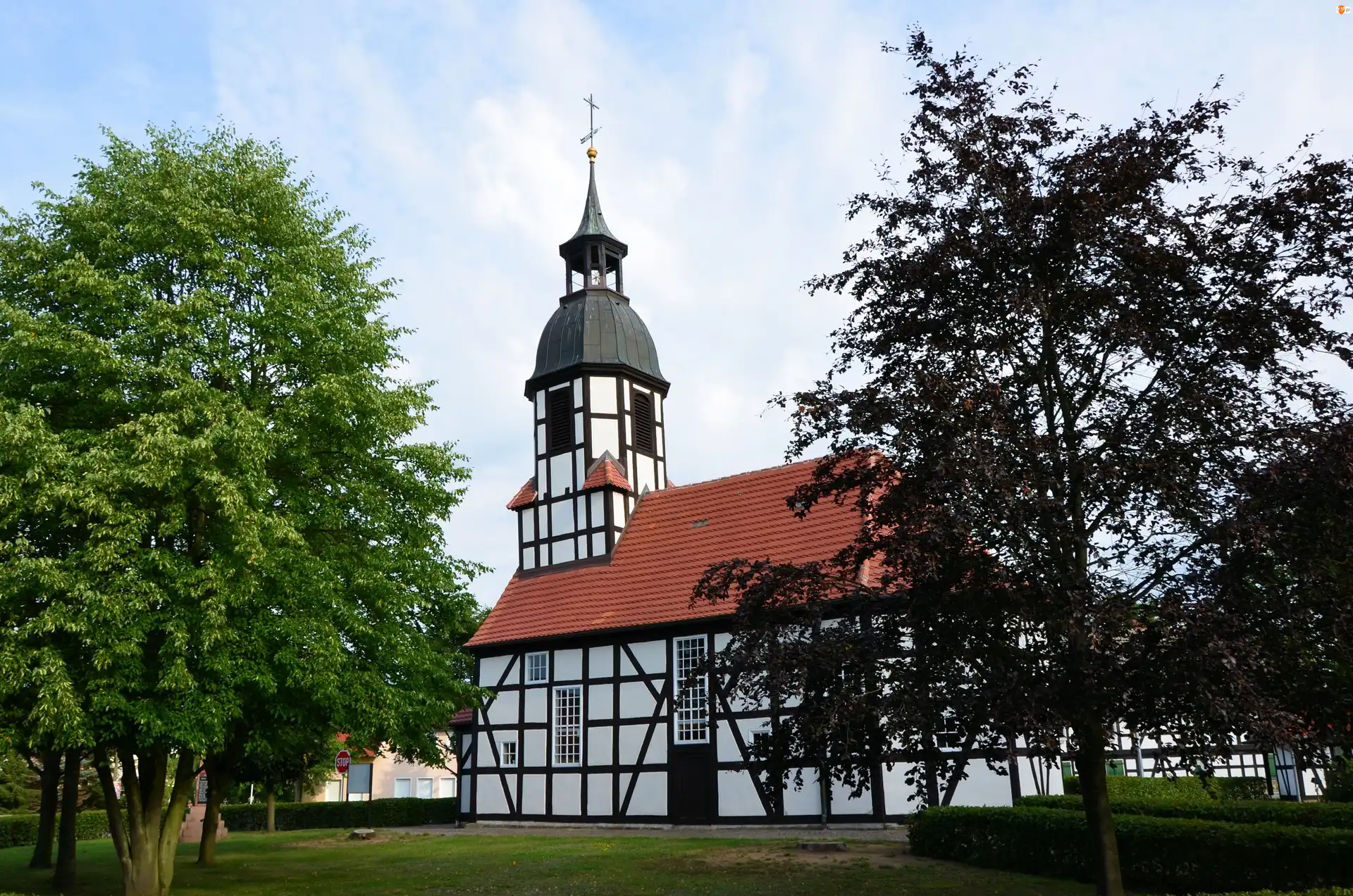 Cerkiew, Drzewa