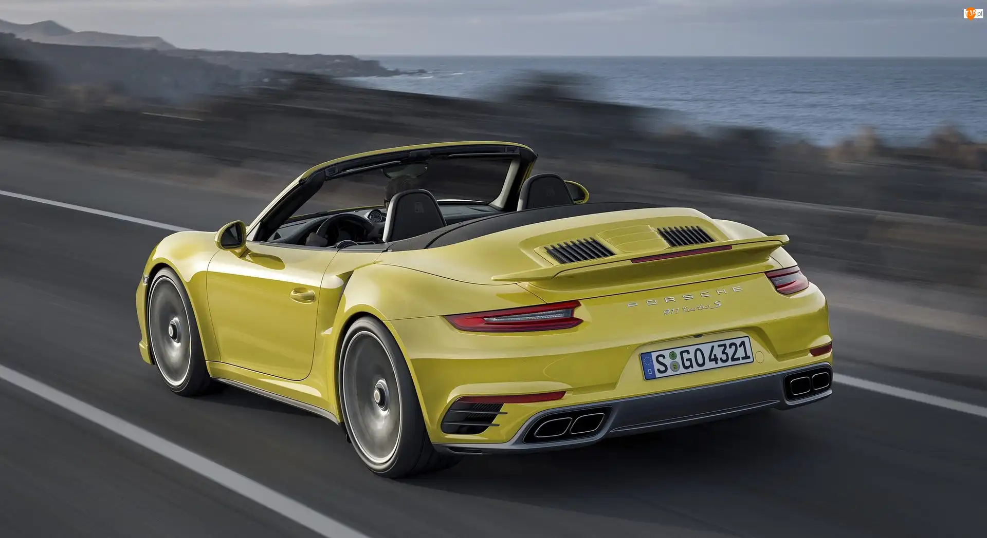 Droga, Porsche, 911, Turbo