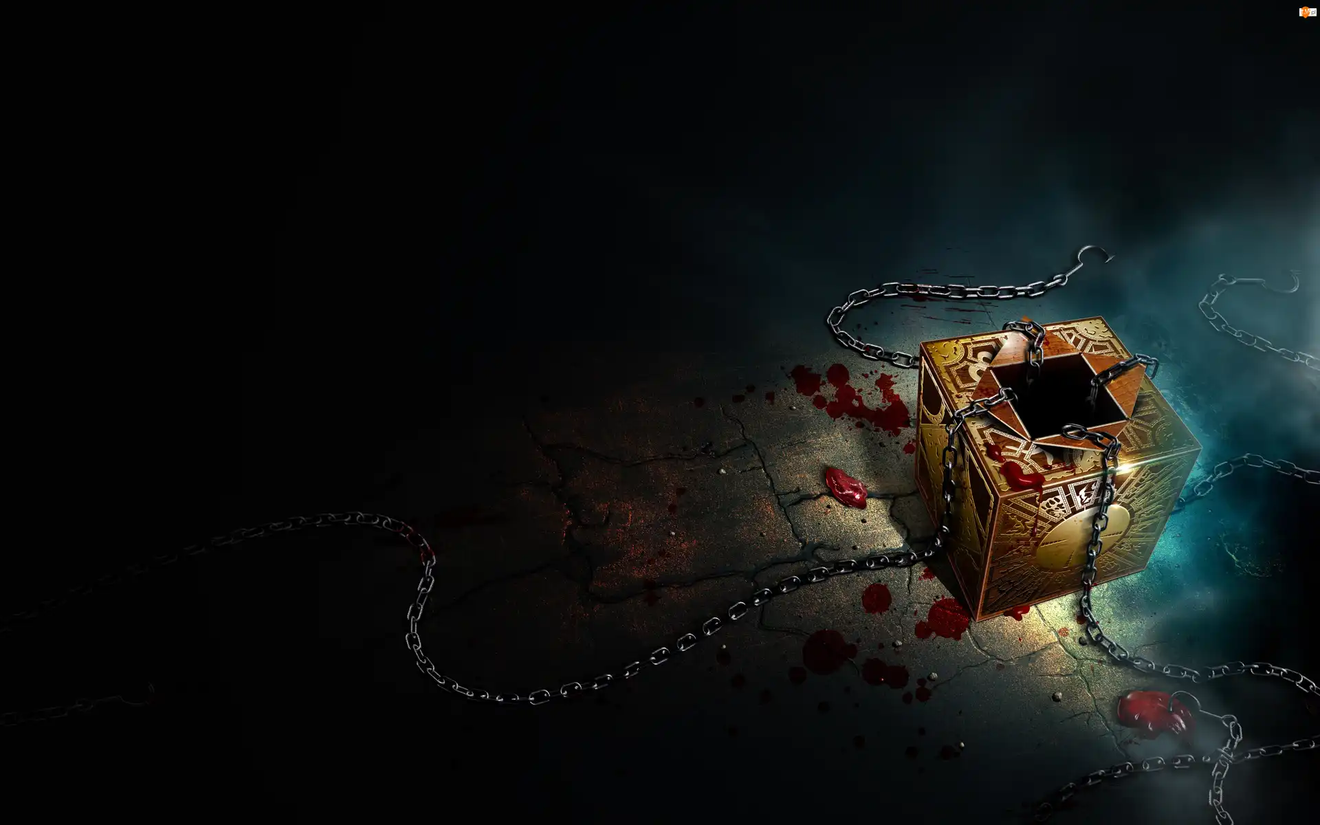 Hellraiser, Łańcuchy, Pudełko, Krew