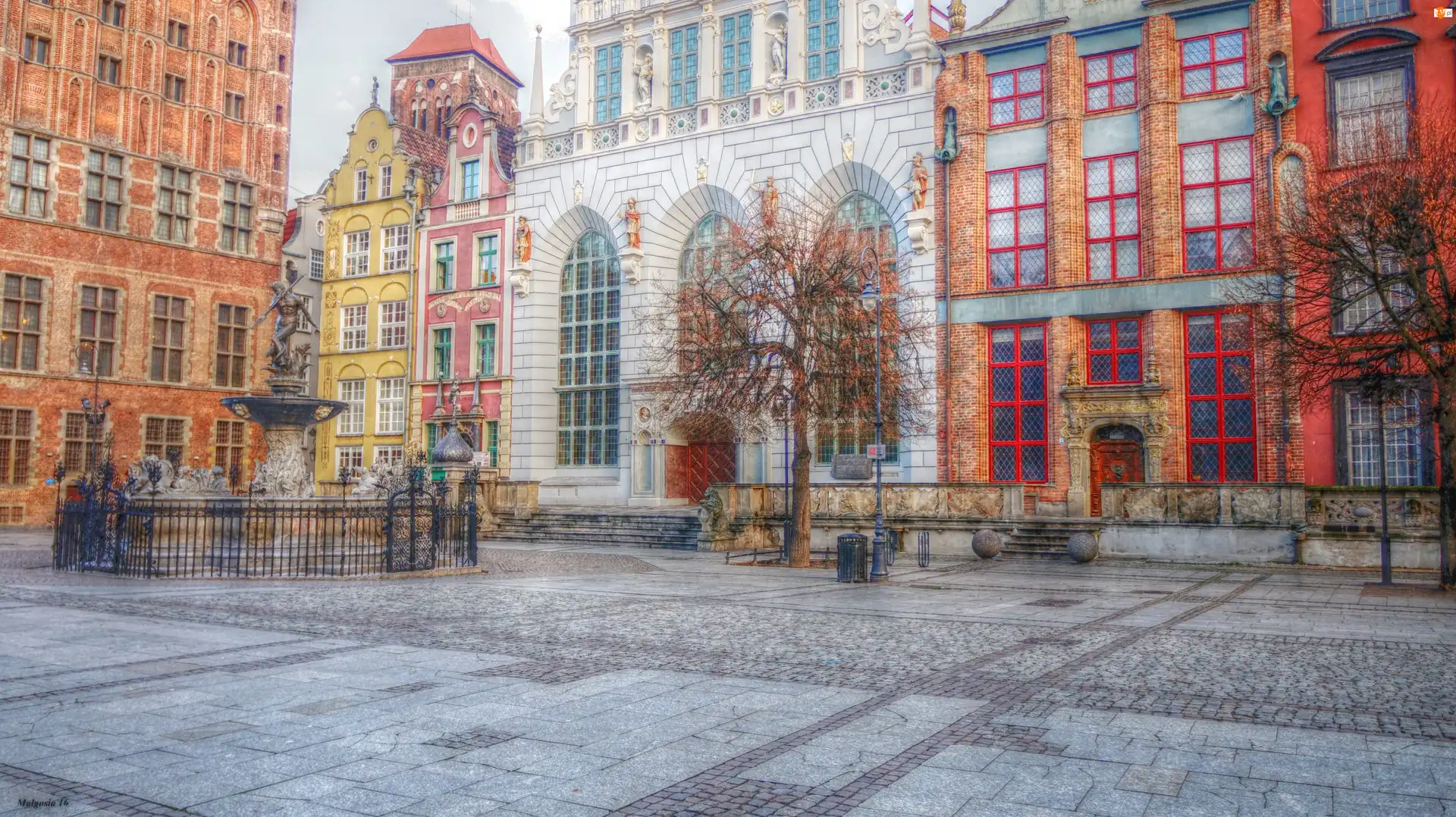 Dwór Artusa, Kamienice, Stare Miasto, Gdańsk, Zabytki