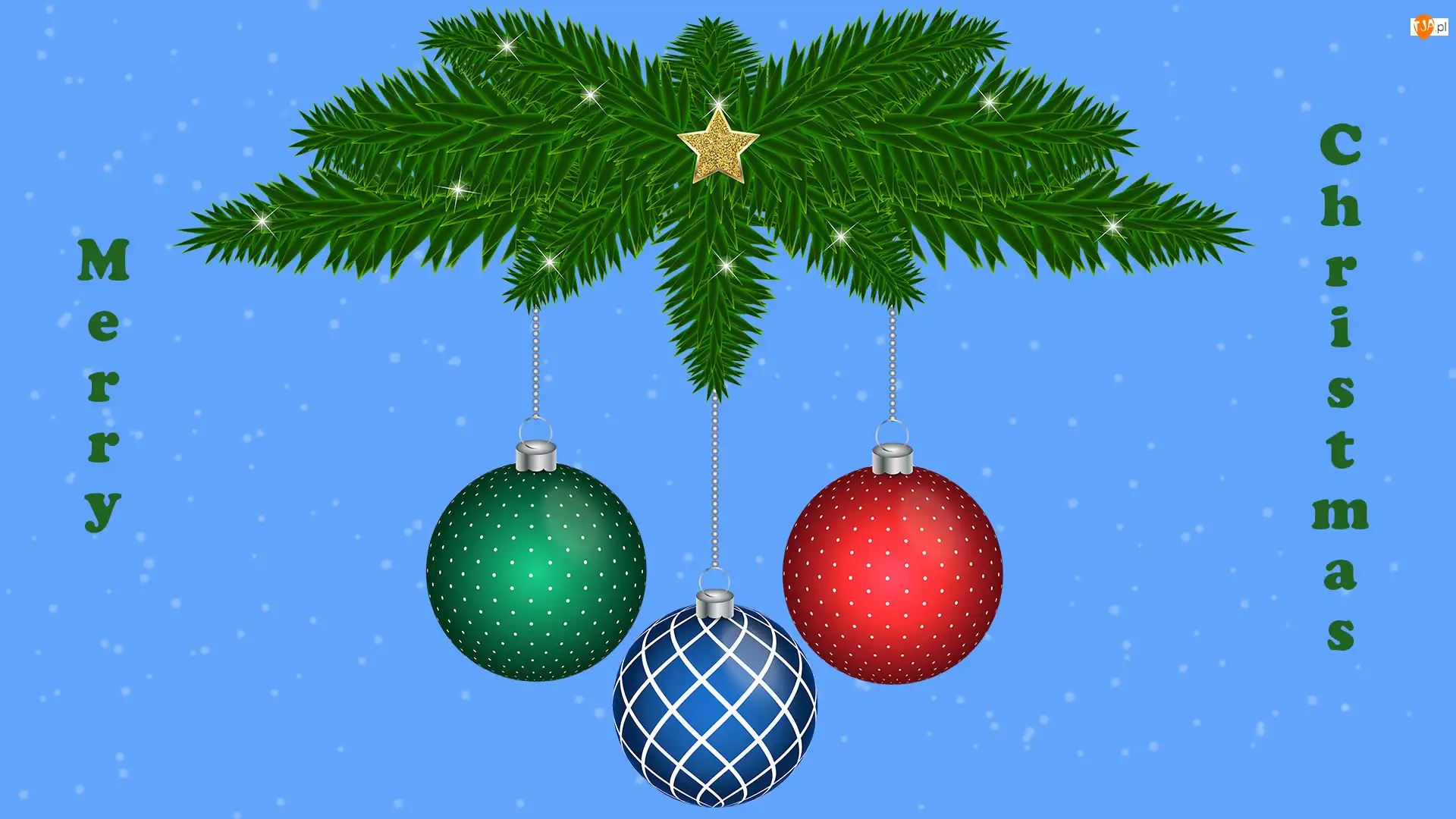Bombki, Dekoracja, Stroik, Napis, Świąteczna, Gałązki, Merry Christmas, Boże Narodzenie