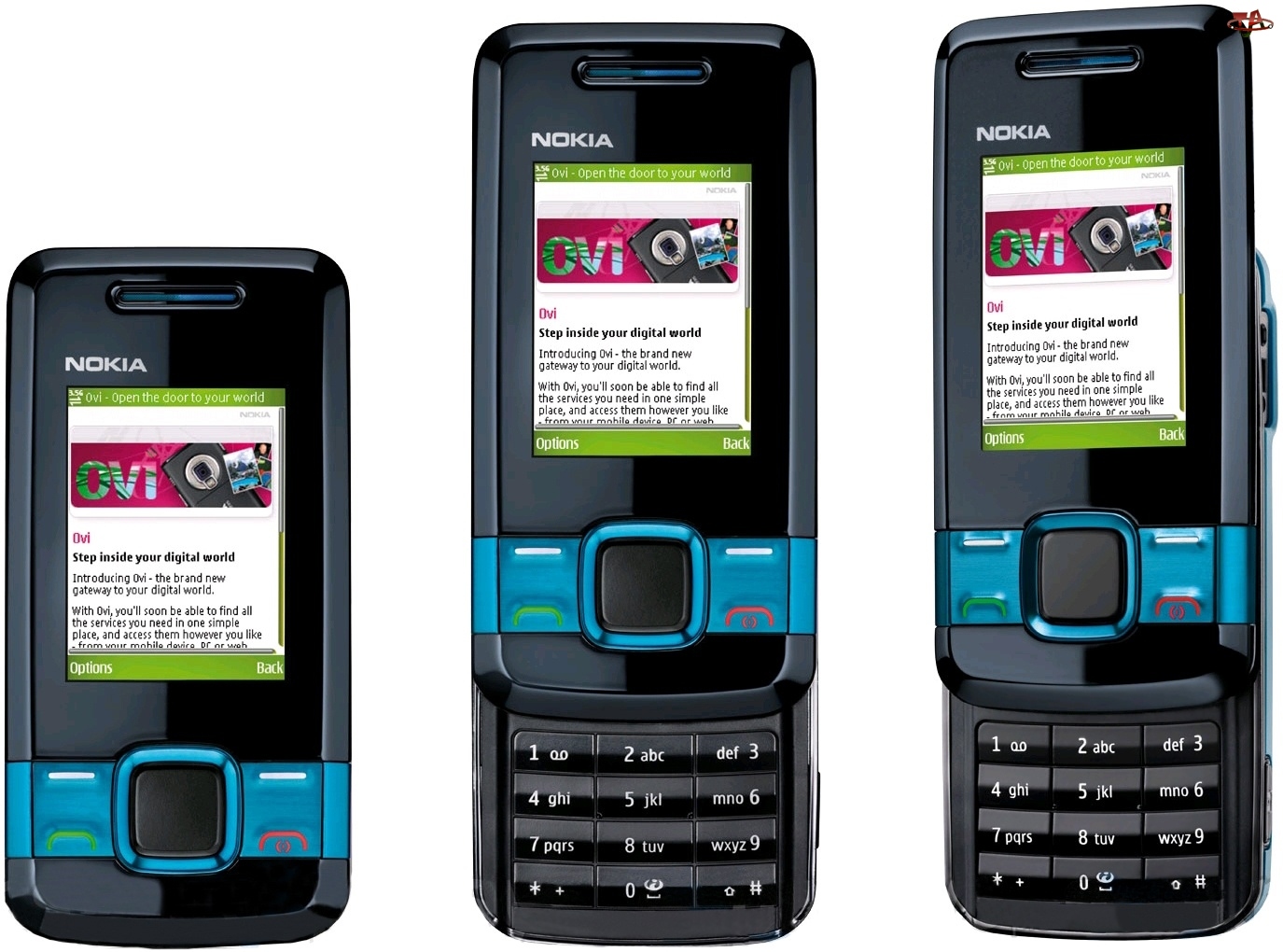 Rozsuwana, Nokia 7100, Granatowa, Niebieska