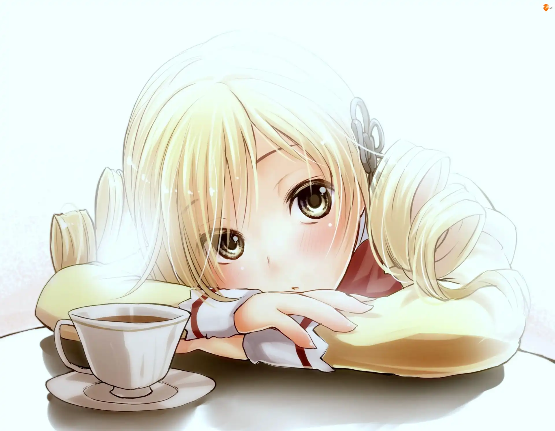 Spodek, Anime, Filiżanka, Dziewczyna, Manga