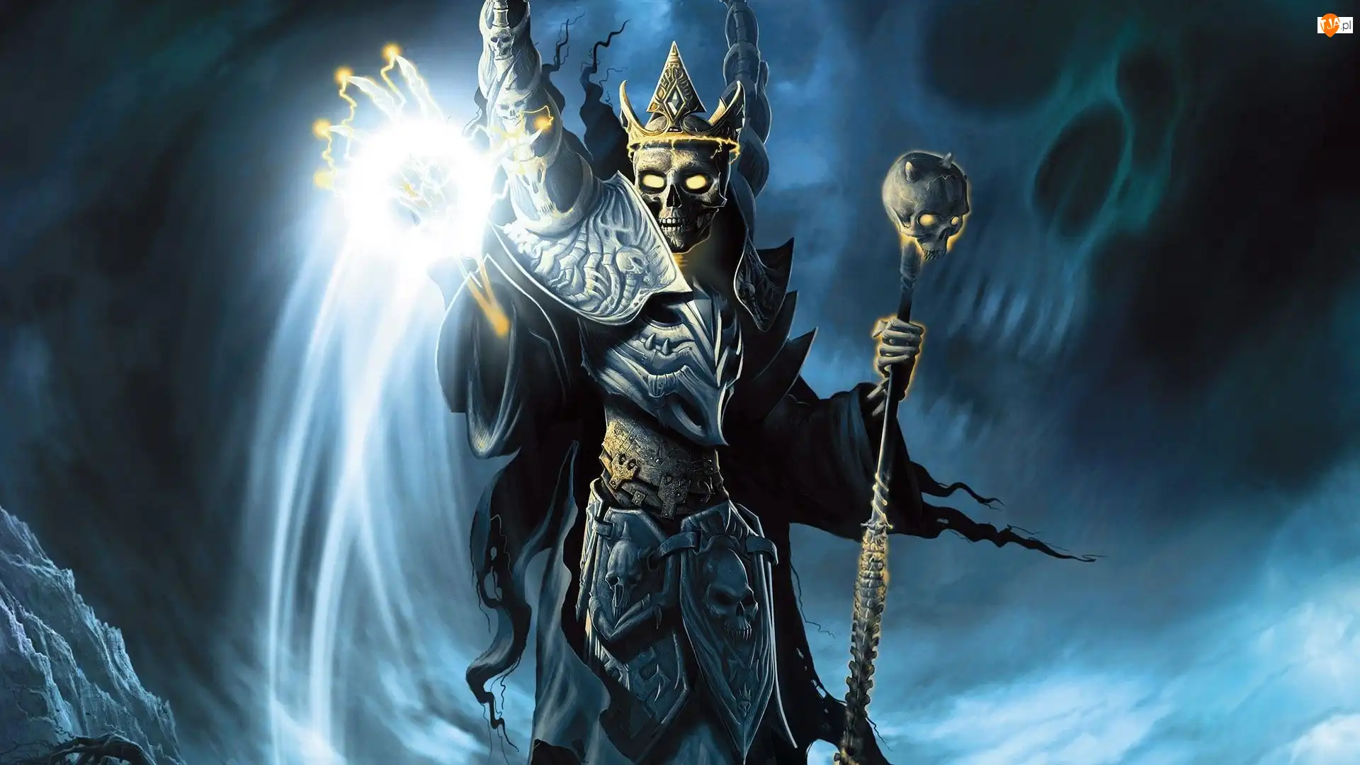 Król śmierci, Postać, Władca Pierścieni, Błysk Fantasy, Gra, Szkielet