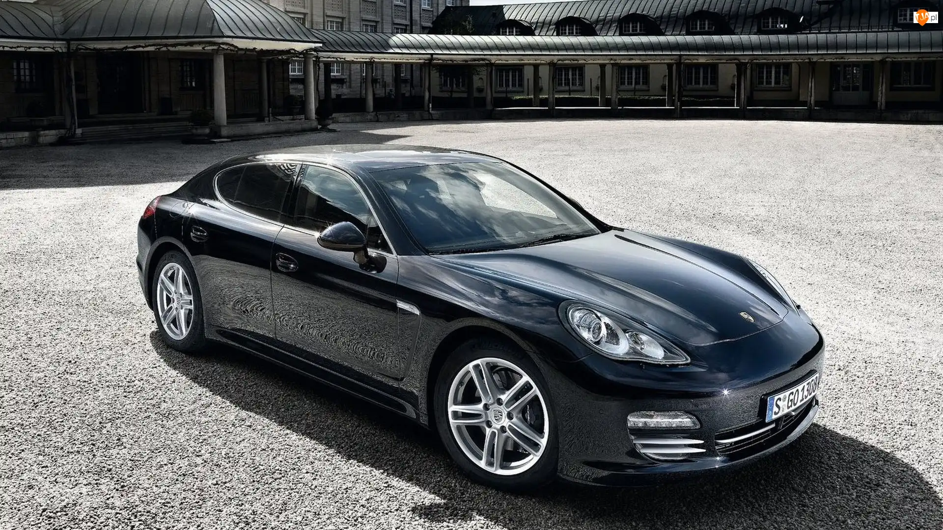 Panamera, Czarny, Porsche