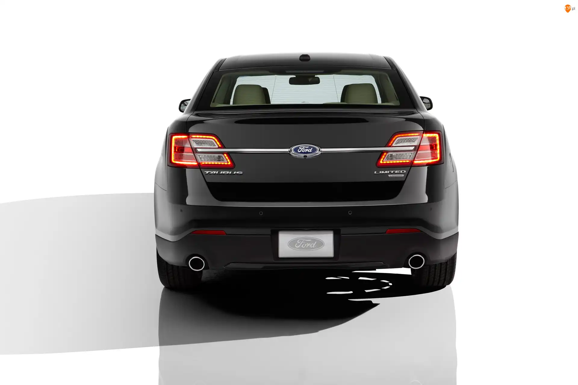 tył, czarny, Ford Taurus
