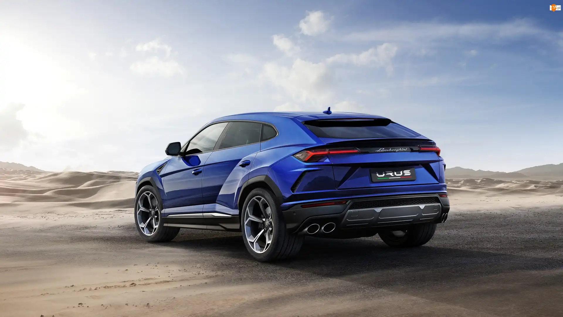 2018, Niebieskie, Lamborghini Urus, SUV