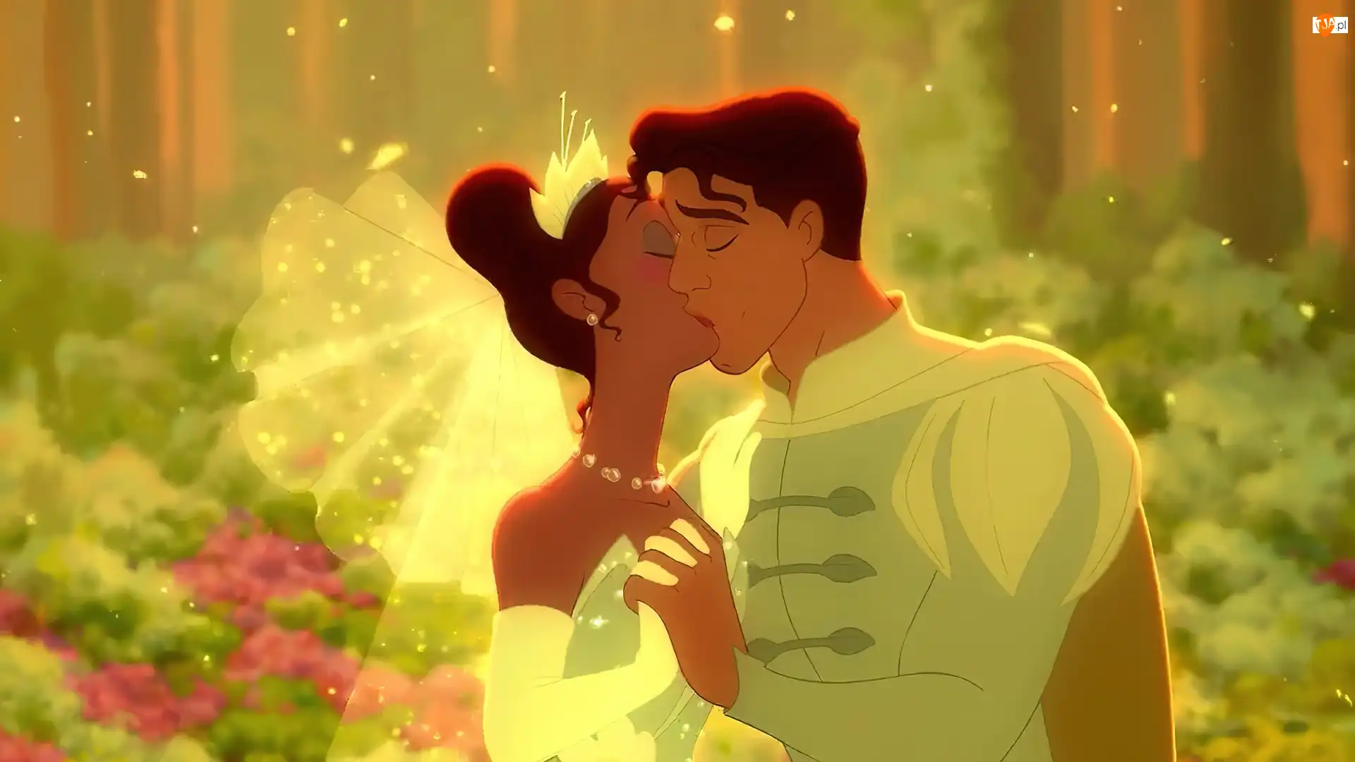 Pocałunek, Księżniczka i żaba, The Princess and the Frog