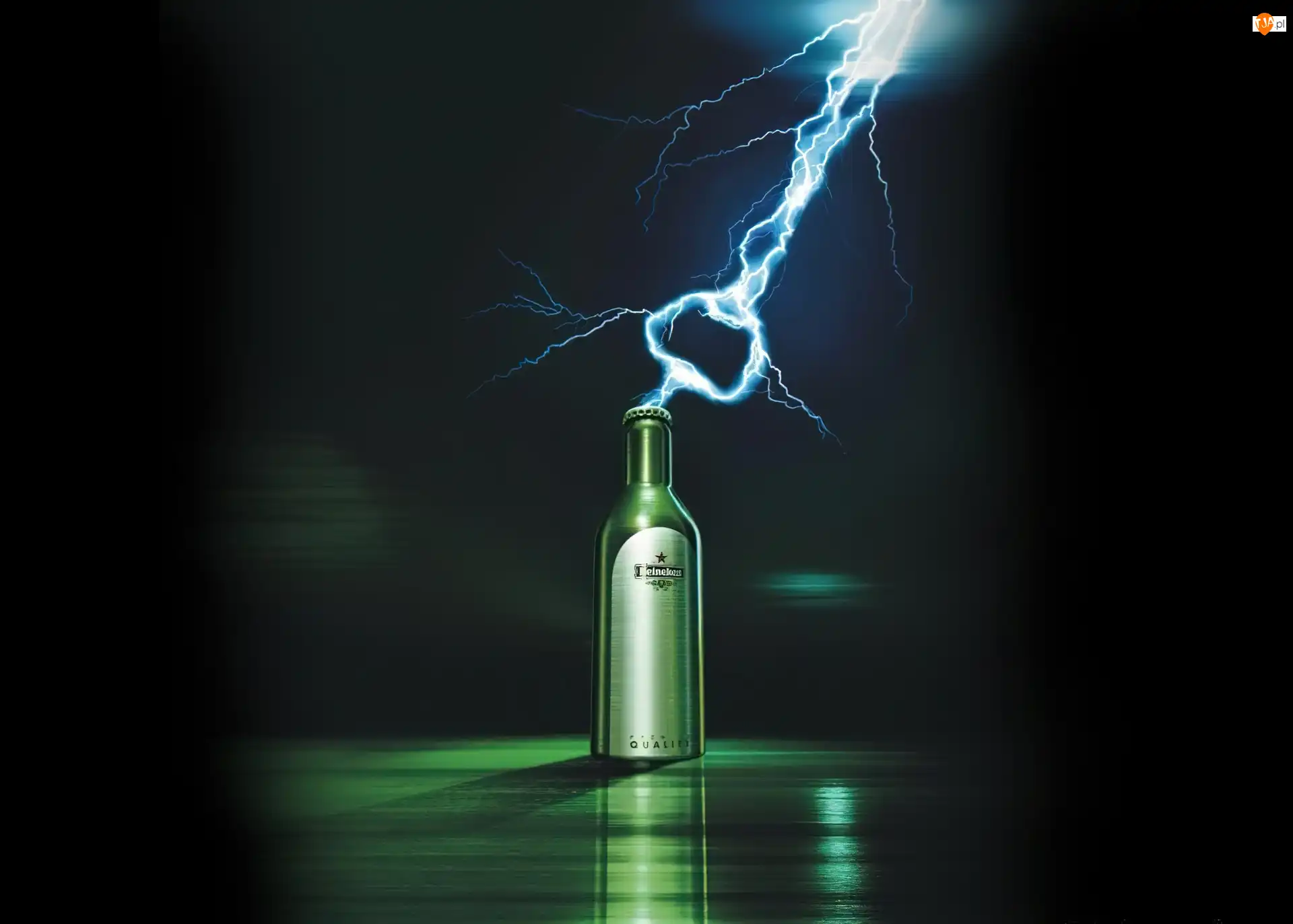 Błyskawica, Butelka, Heineken