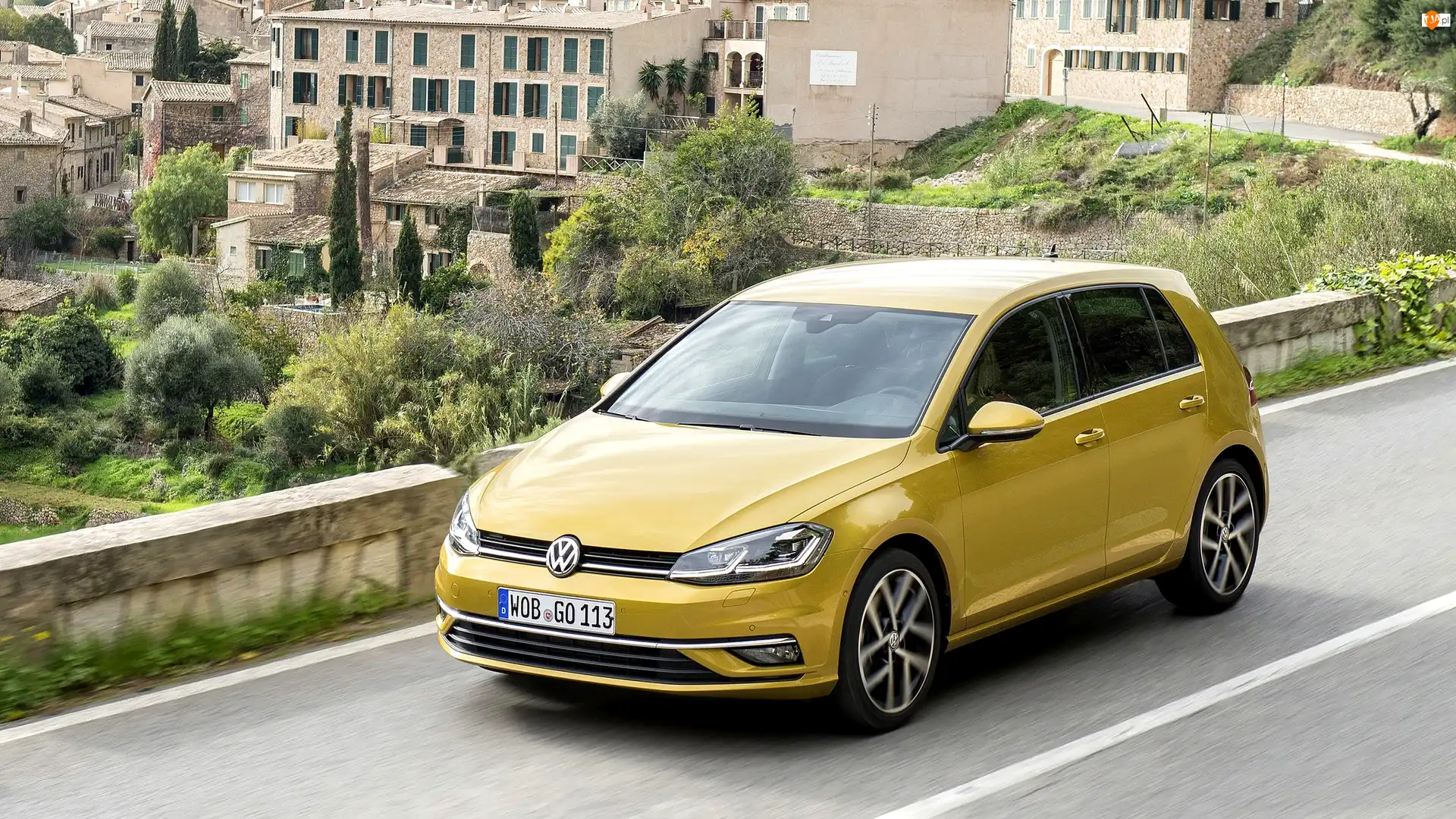 Facelift, Żółty, Volkswagen Golf 7