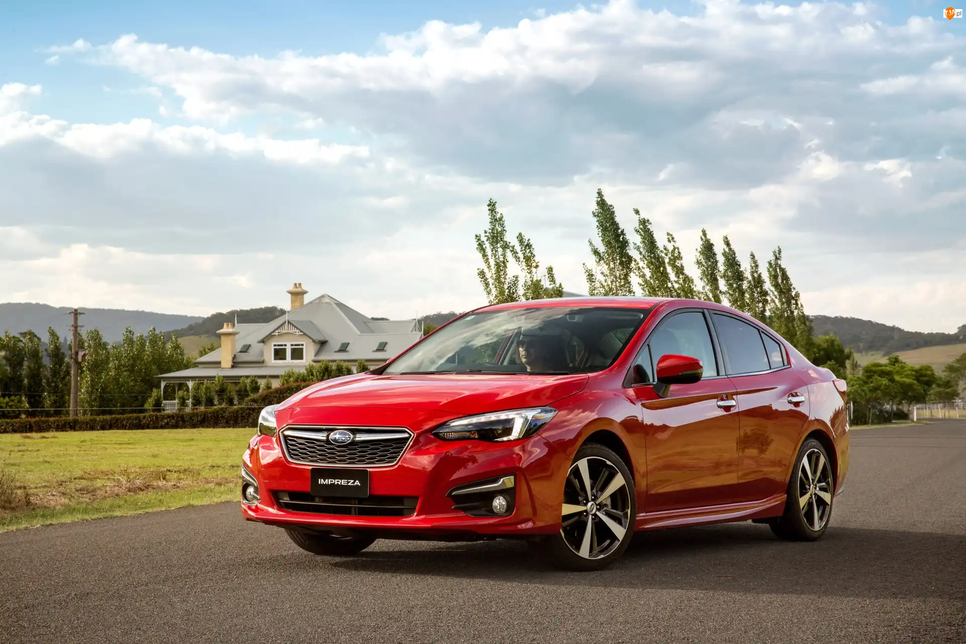2017, Czerwony, Subaru Impreza 2.0i-S Sedan