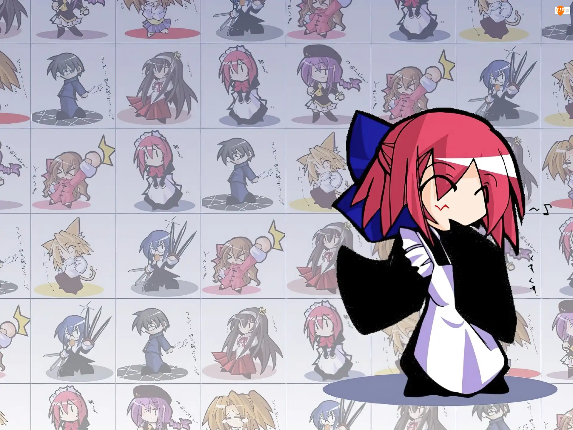 różowe włosy, Shingetsutan Tsukihime