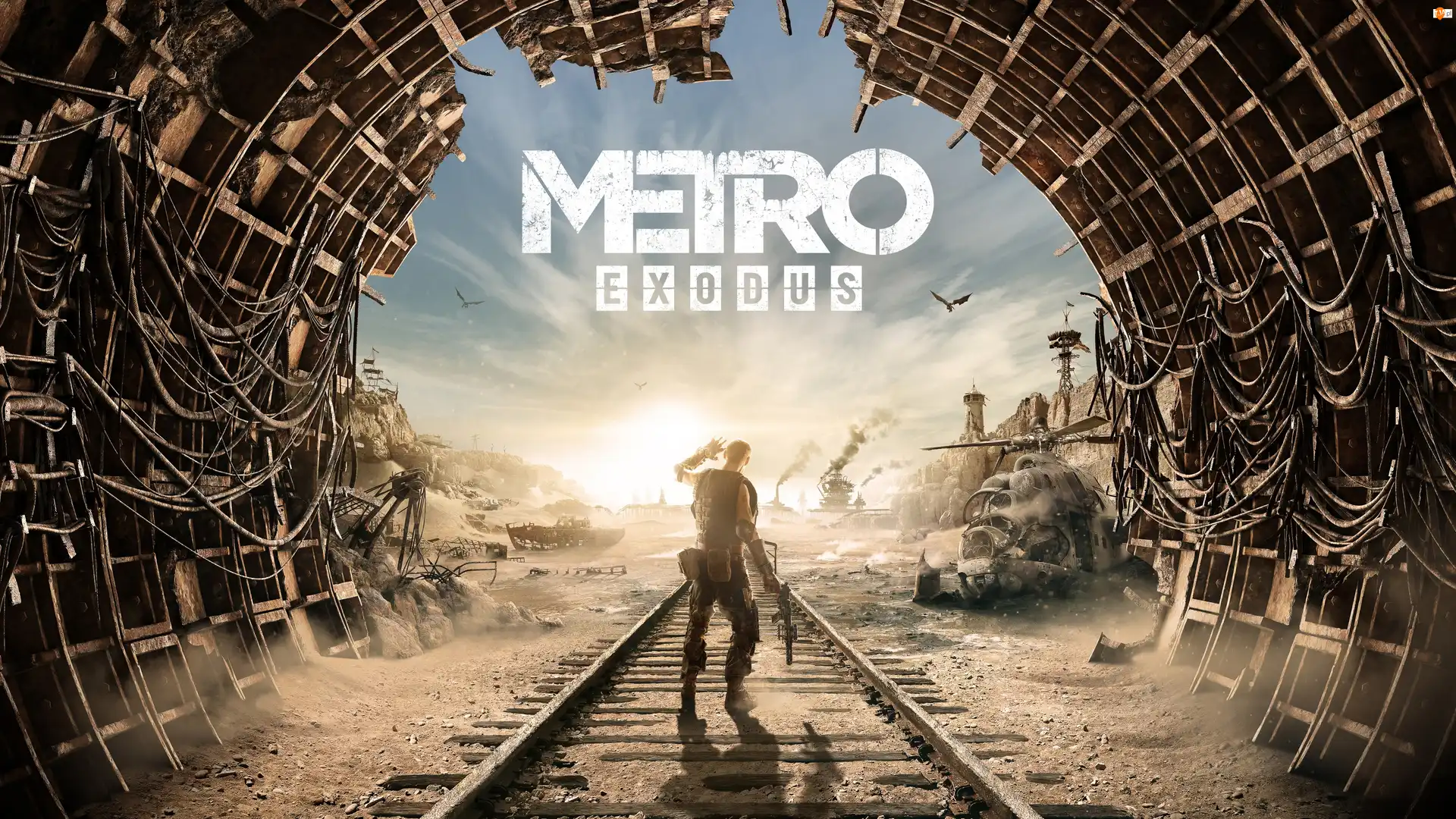 Tunel, Tory, Metro Exodus, Gra, Żołnierz