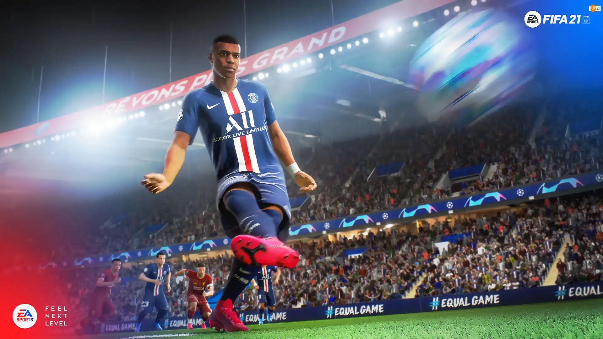 Fifa 21, Piłkarz, Trybuny, Gra, Mecz, Stadion, Kylian Mbappe