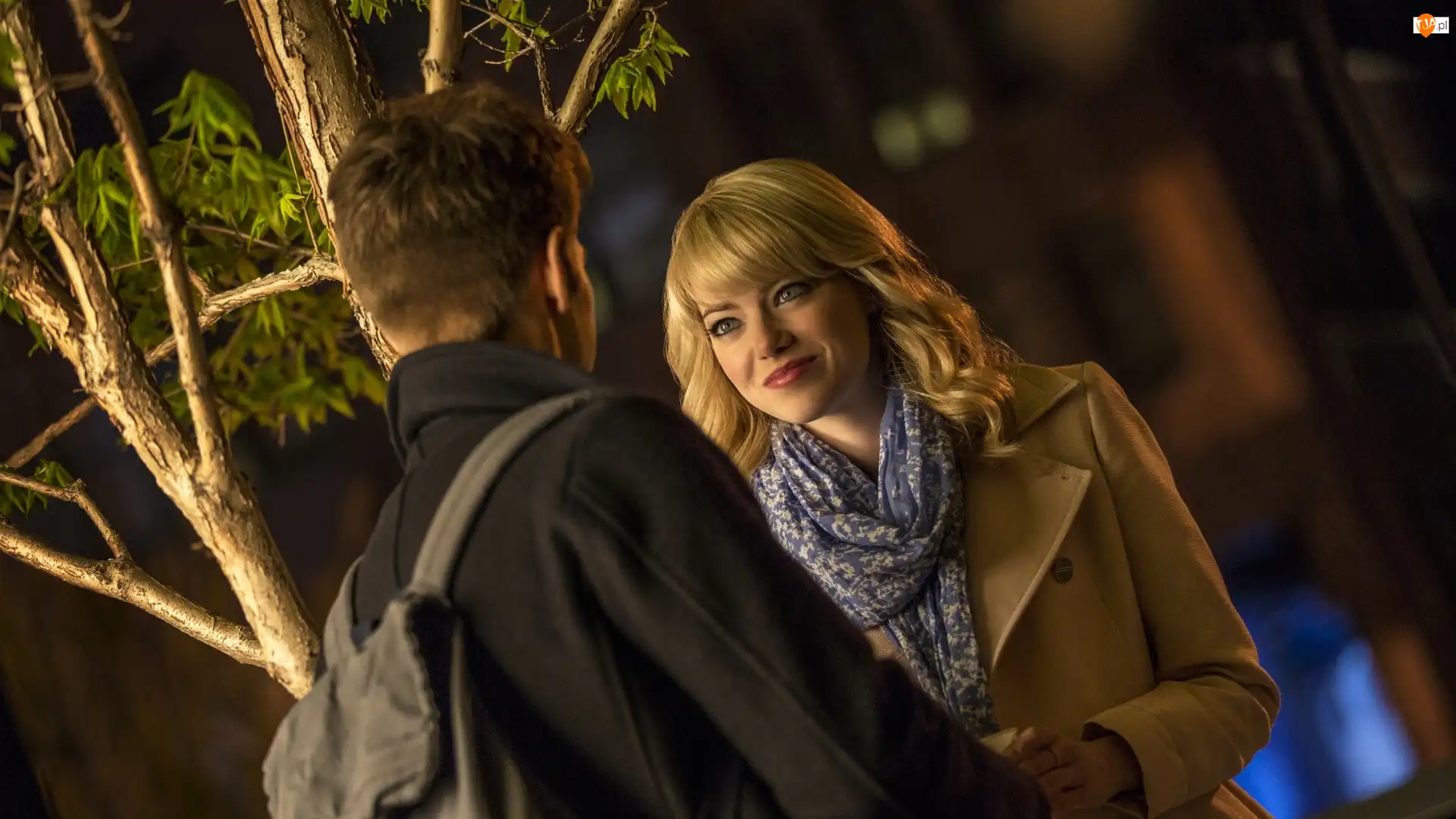 Mężczyzna, Rozmowa, Emma Stone, Kobieta, Makijaż