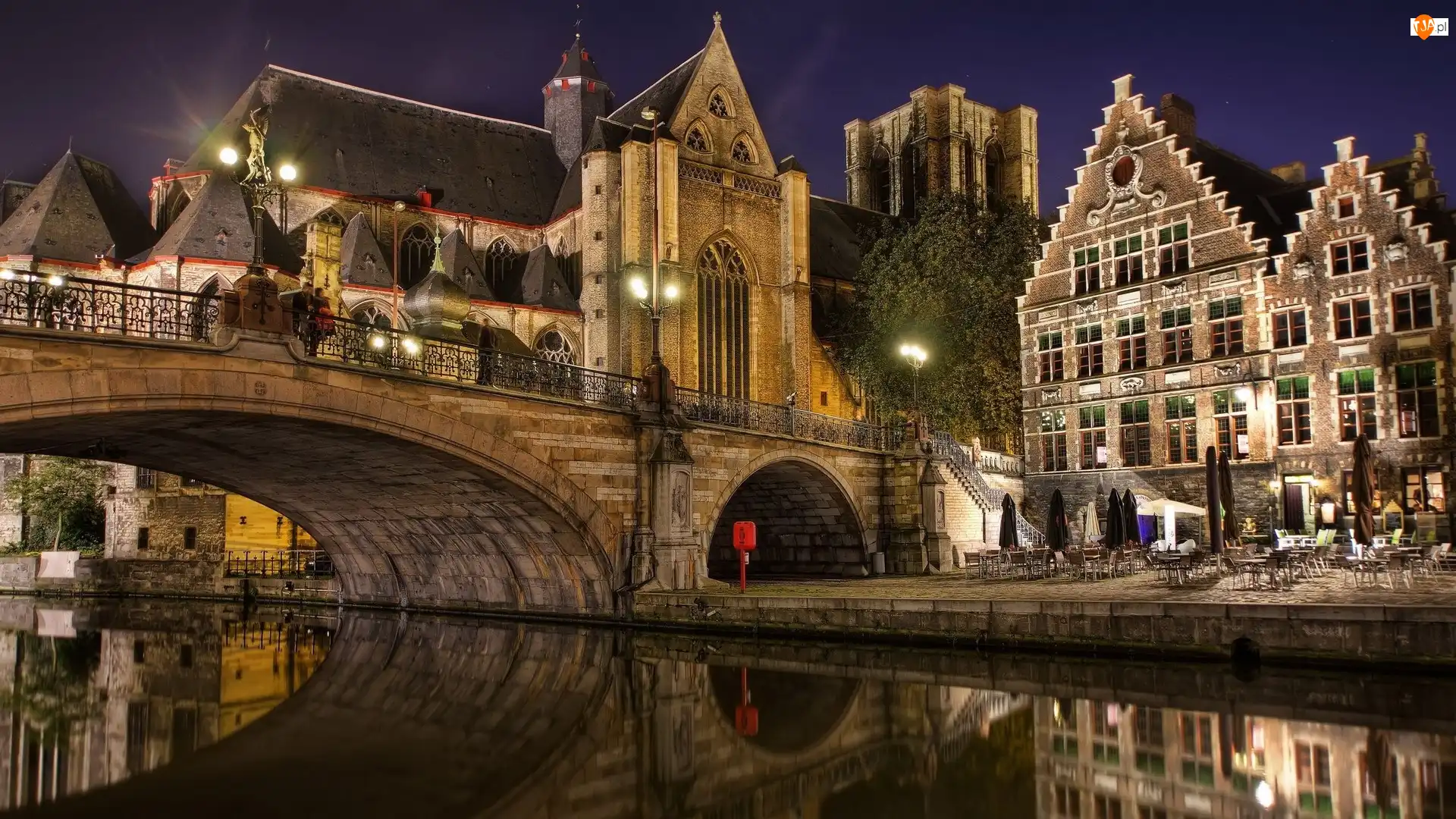 Kościół, Belgia, Most Św.Michała, Architektura