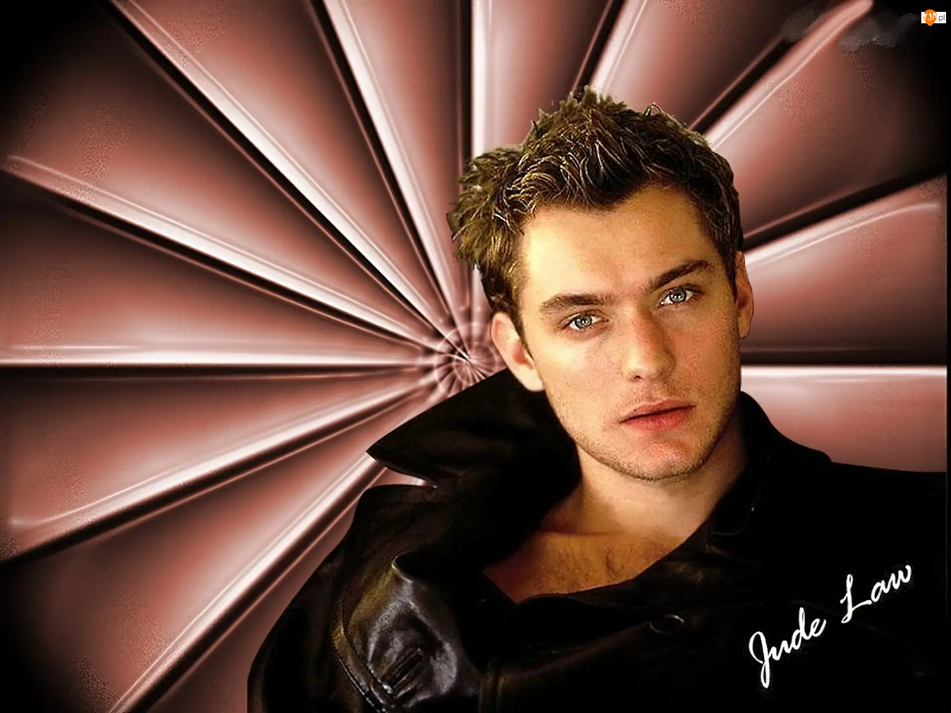 niebieskie oczy, Jude Law, blond włosy