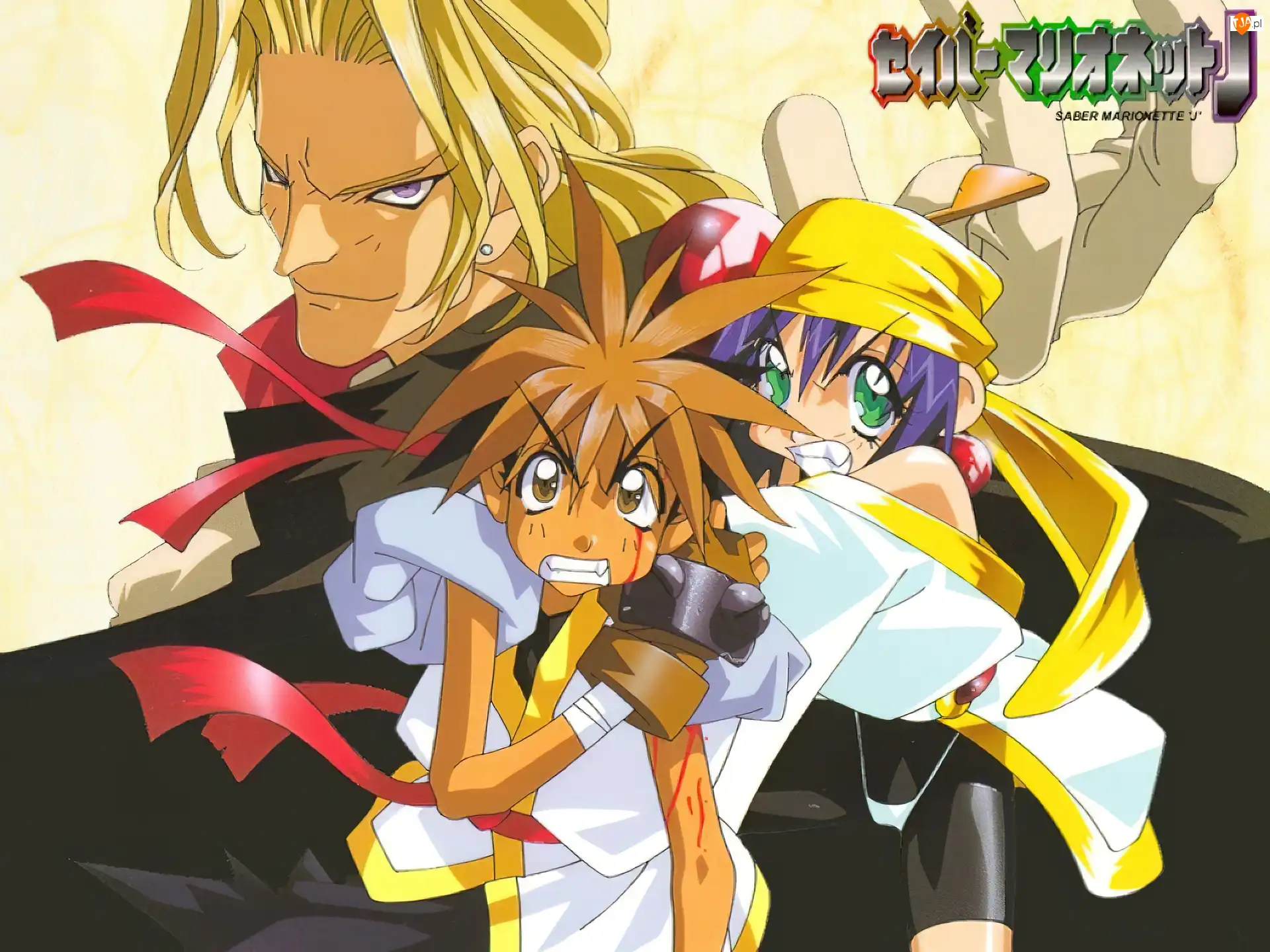 złość, Saber Marionette J, ludzie