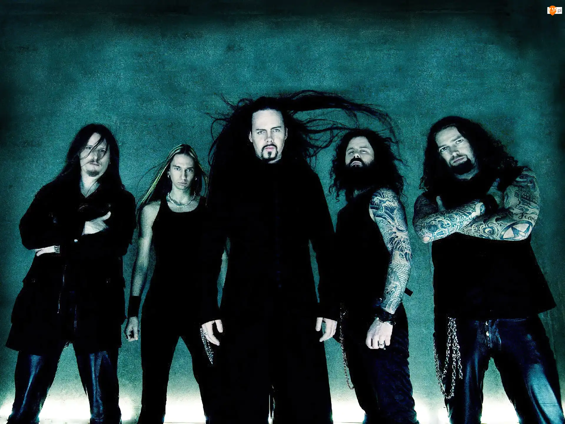 ludzie, zespół, Evergrey, tatuaże, człowiek