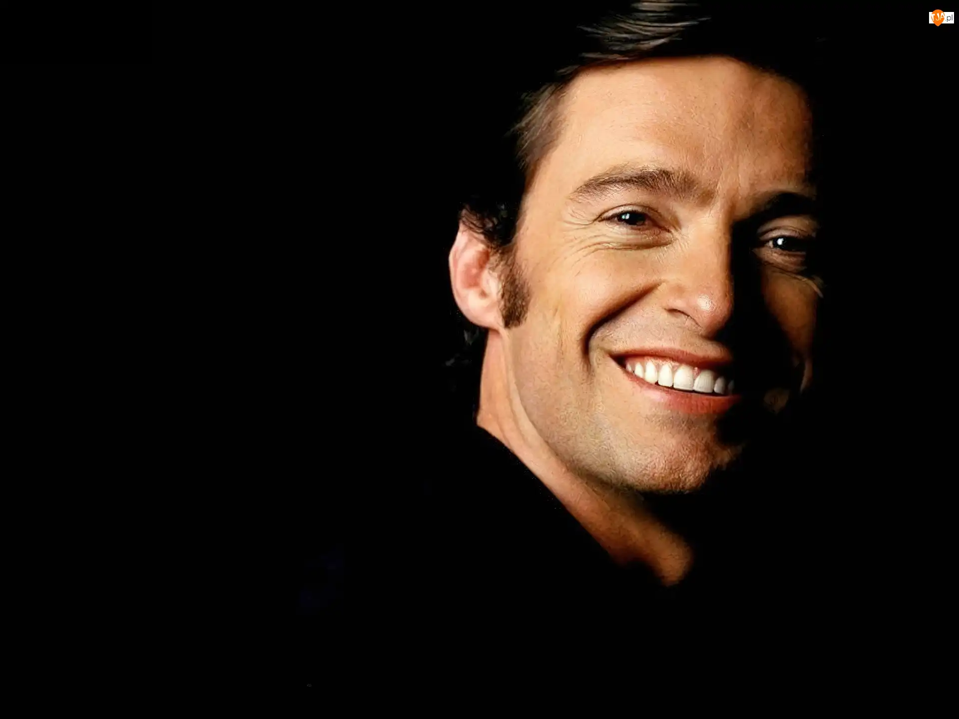 białe zęby, Hugh Jackman, uśmiech