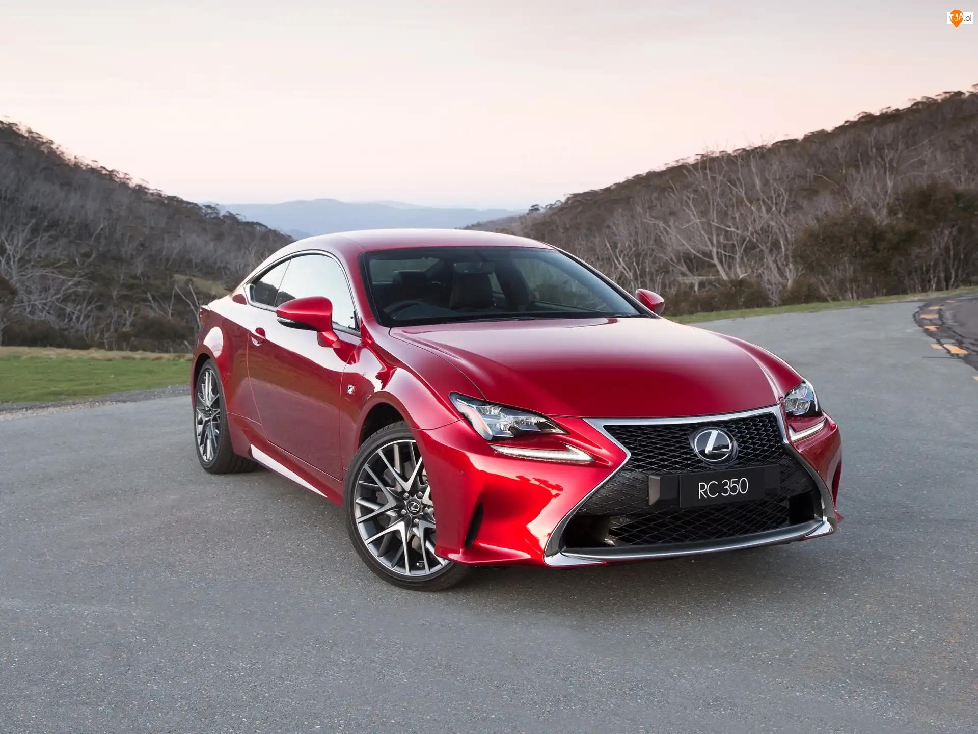 2015, Czerwony, Lexus RC 350 F Sport Coupe