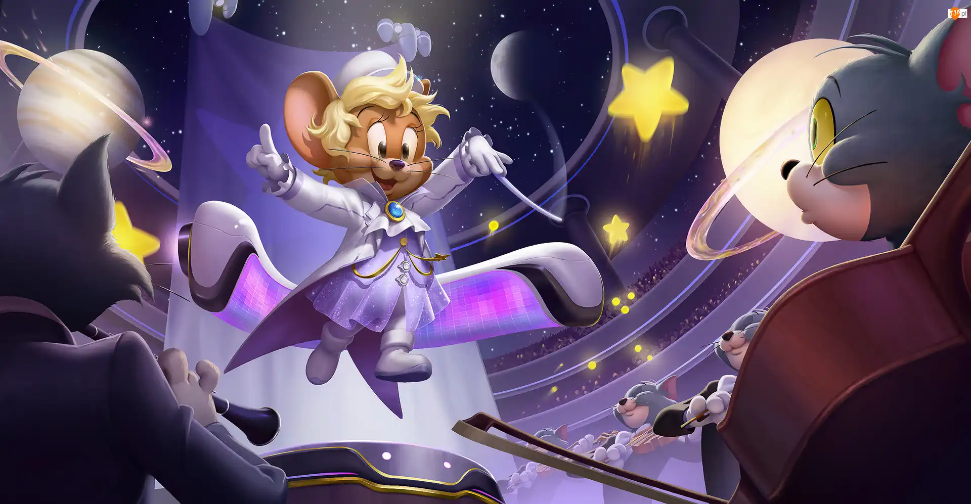 Mysz, Gra, Tom and Jerry Chase Jerry Star Conductor, Kot