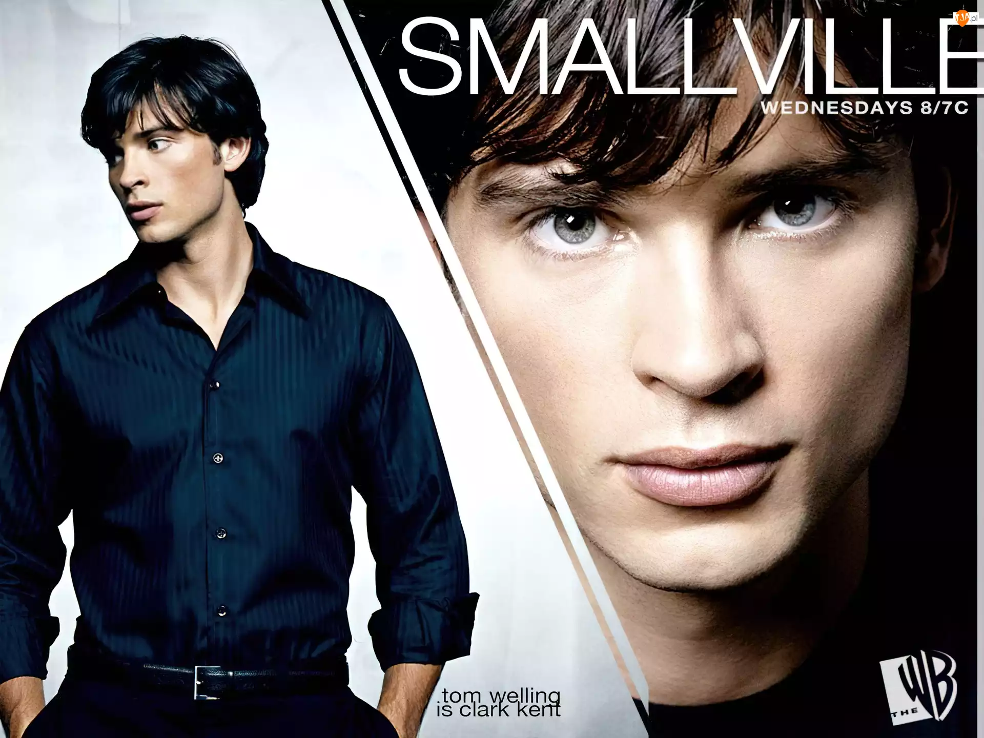 elegancki, Tajemnice Smallville, twarz, Tom Welling, koszula