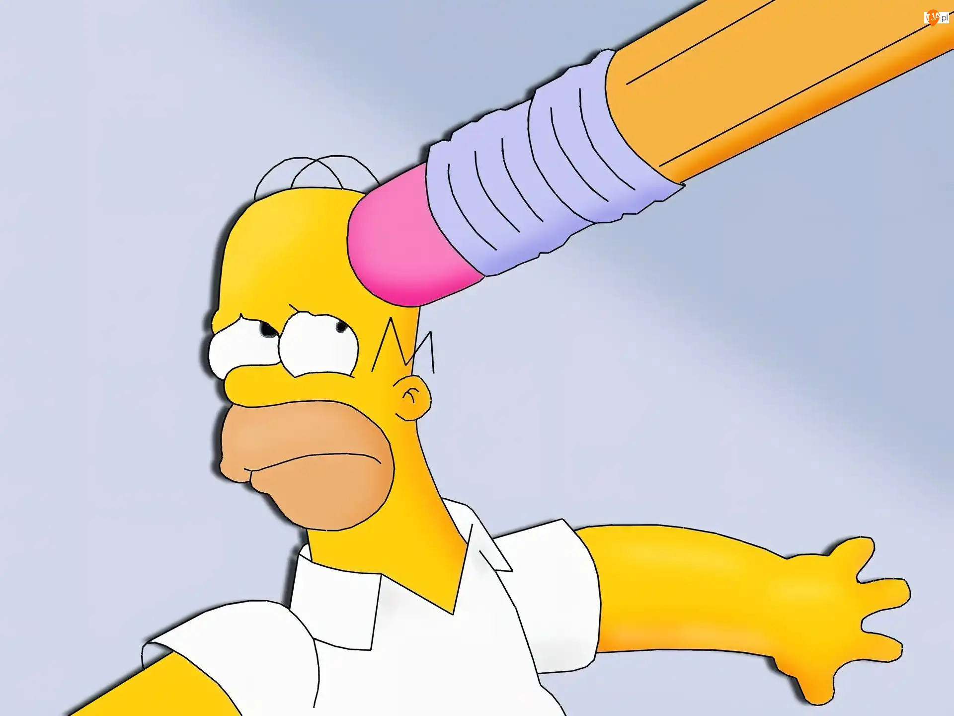 Homer, Simpsonowie, The Simpsons, Ołówek