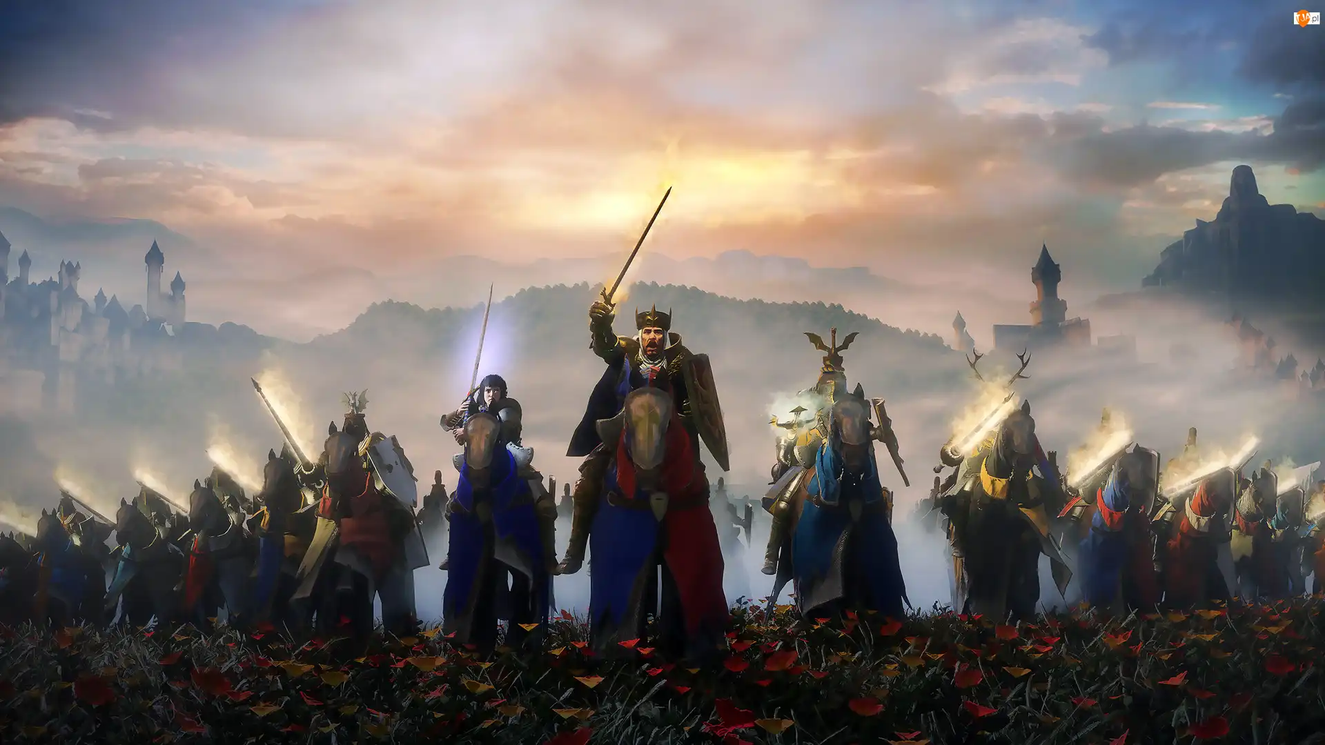 Total War Warhammer III, Gra, Konie, Włócznie, Rycerze, Miecze
