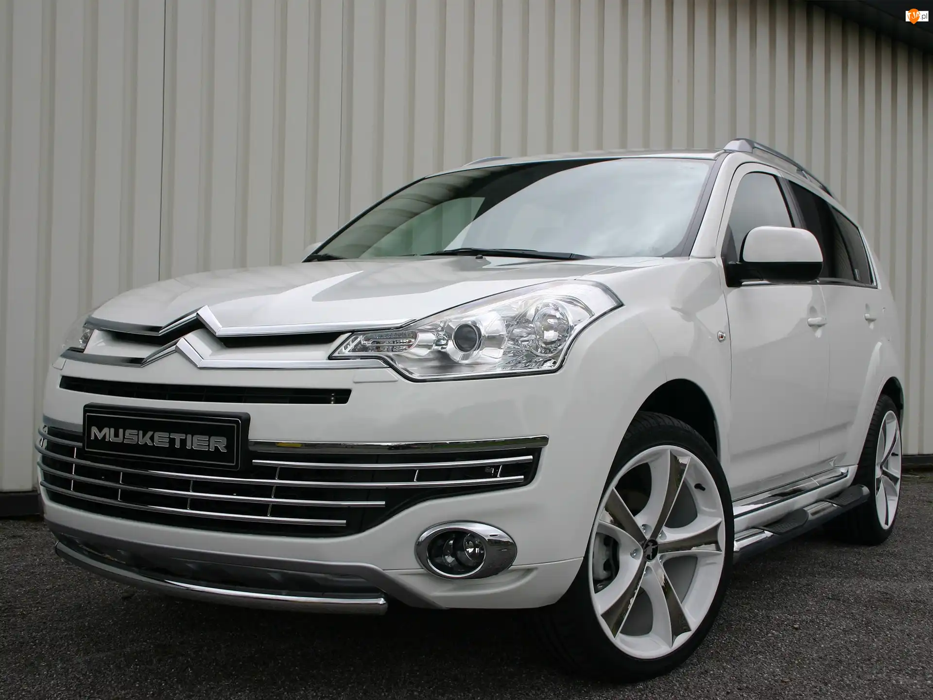 Sport, Biały, Citroen C-Crosser, Pakiet