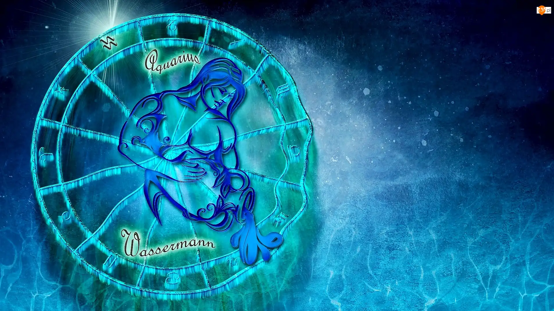 Grafika, Znak zodiaku, Wodnik