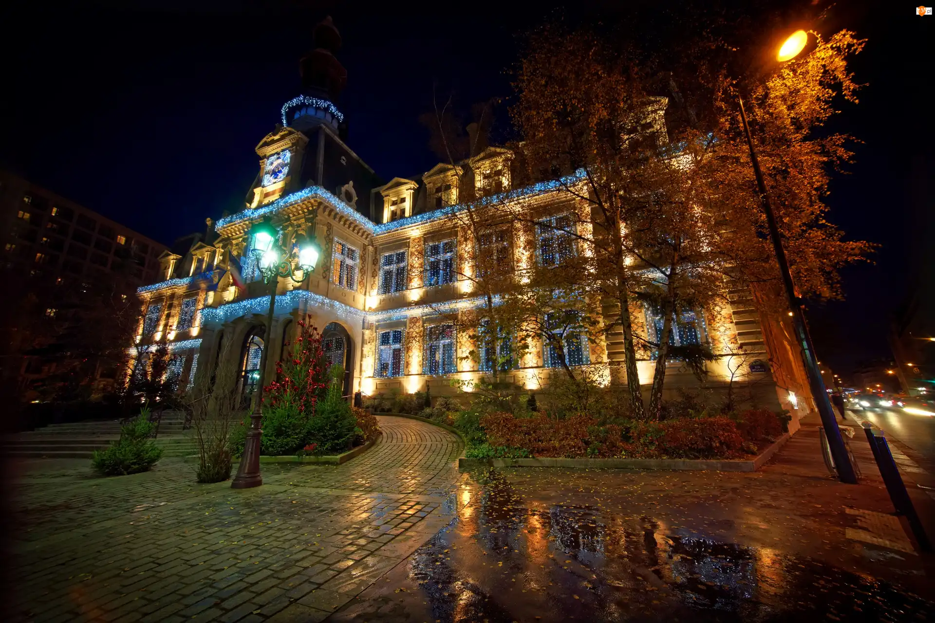 Światła, Francja, Paryż, Dom