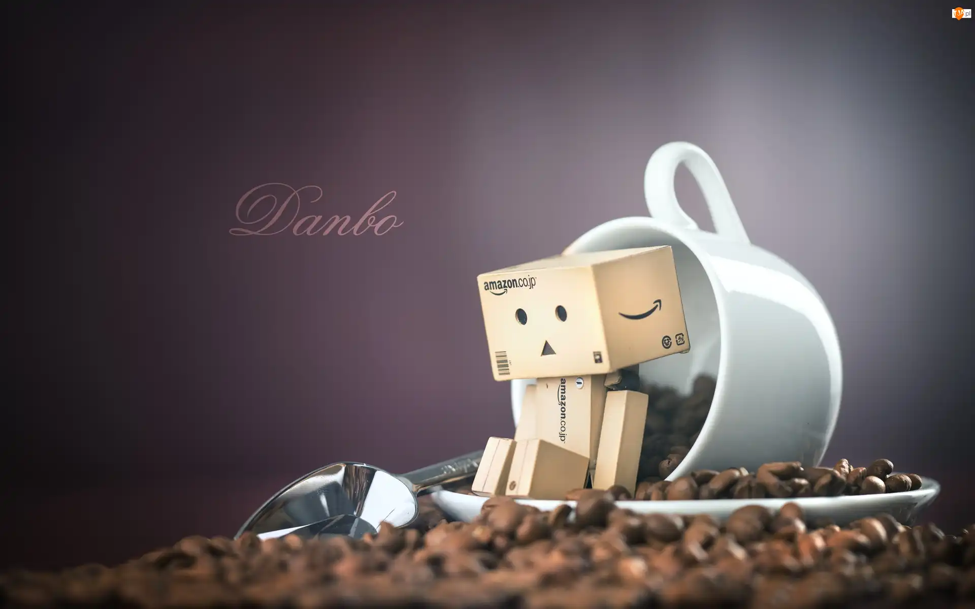Ludzik, Filiżanka, Kartonowy, Danbo, Kawa