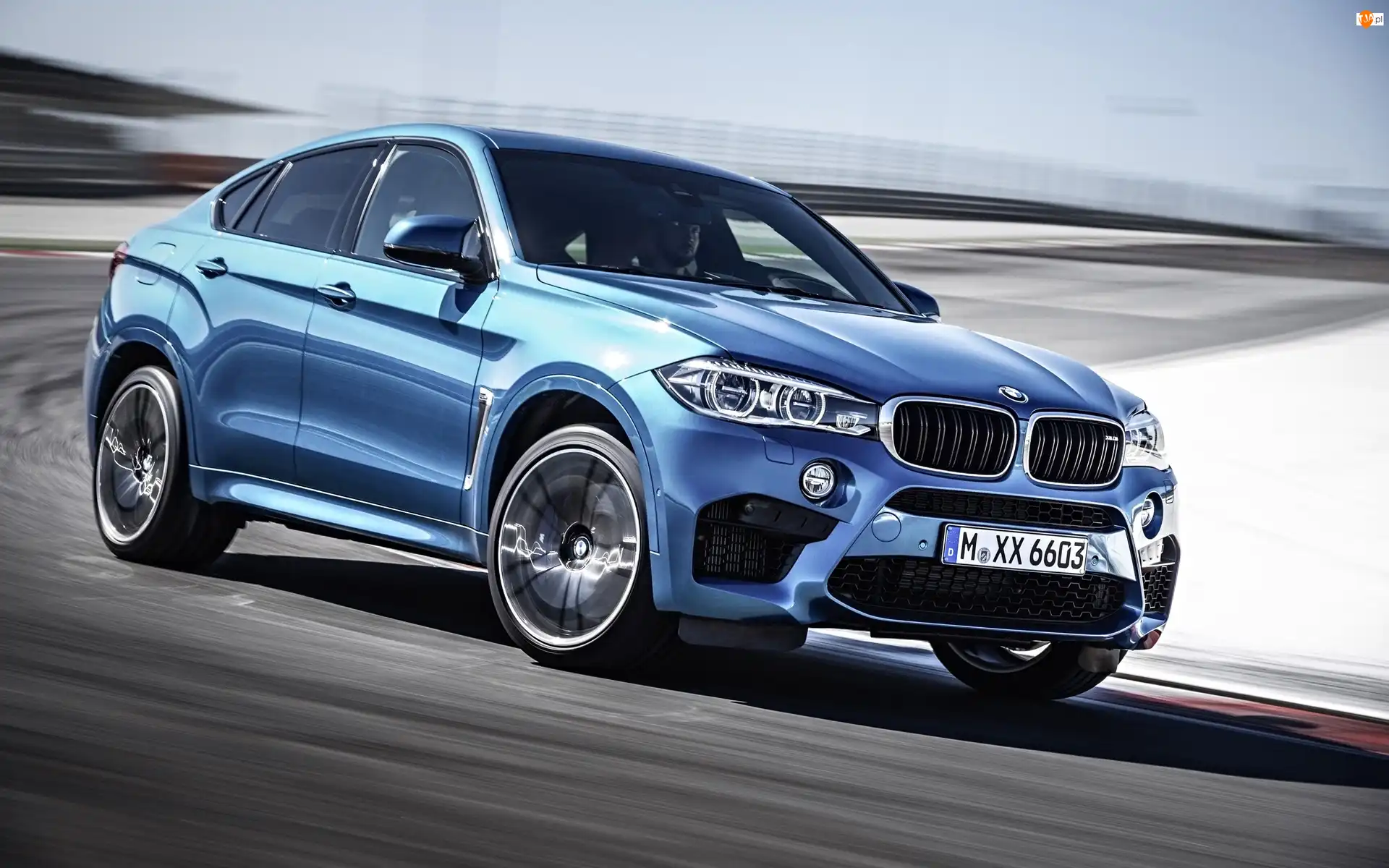 BMW, seria M, Samochód, Błękitny, X6