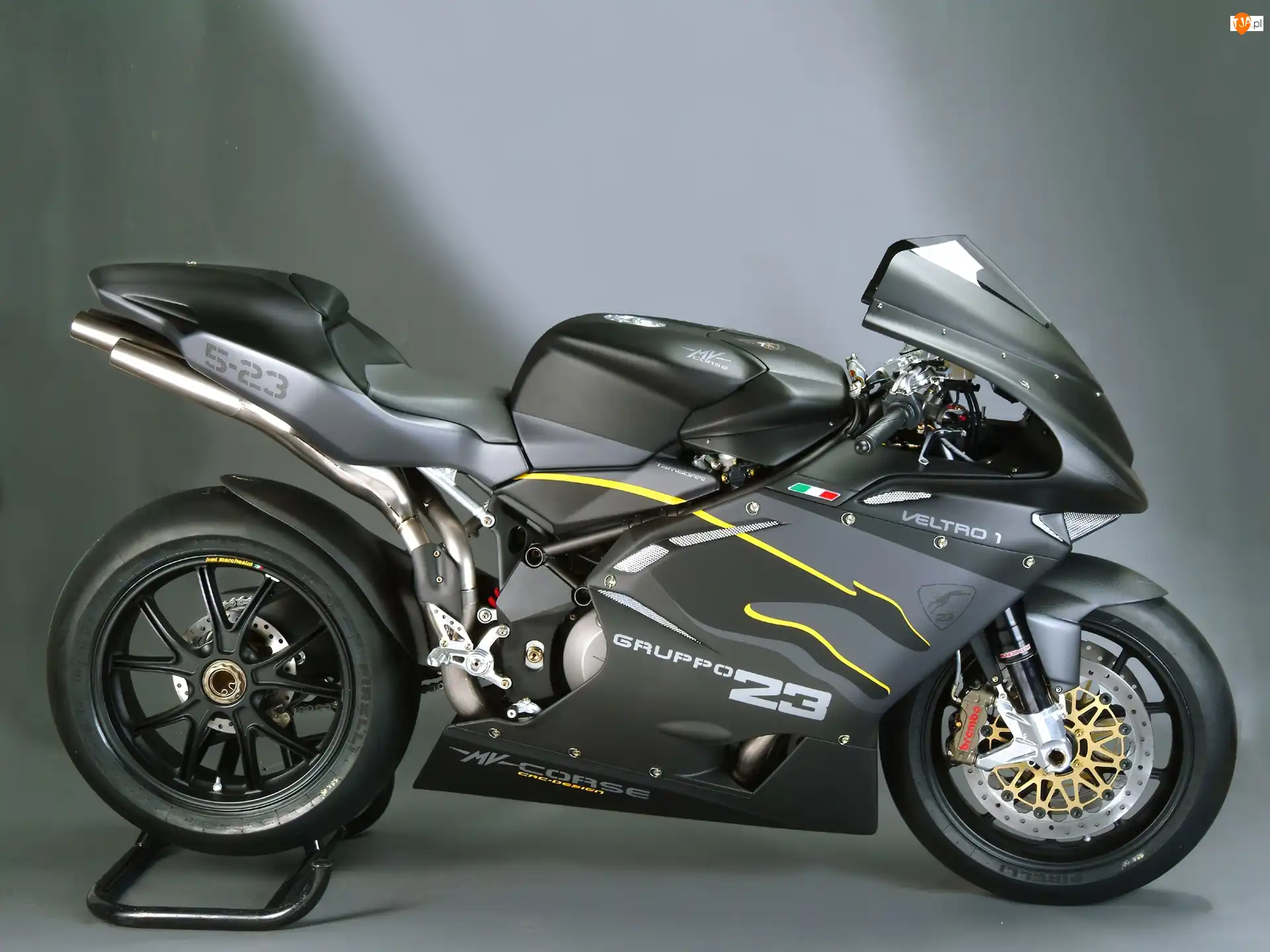 Hamulcowe, MV Agusta F4 1000 Veltro Strada, Podnośnik, Tarcze