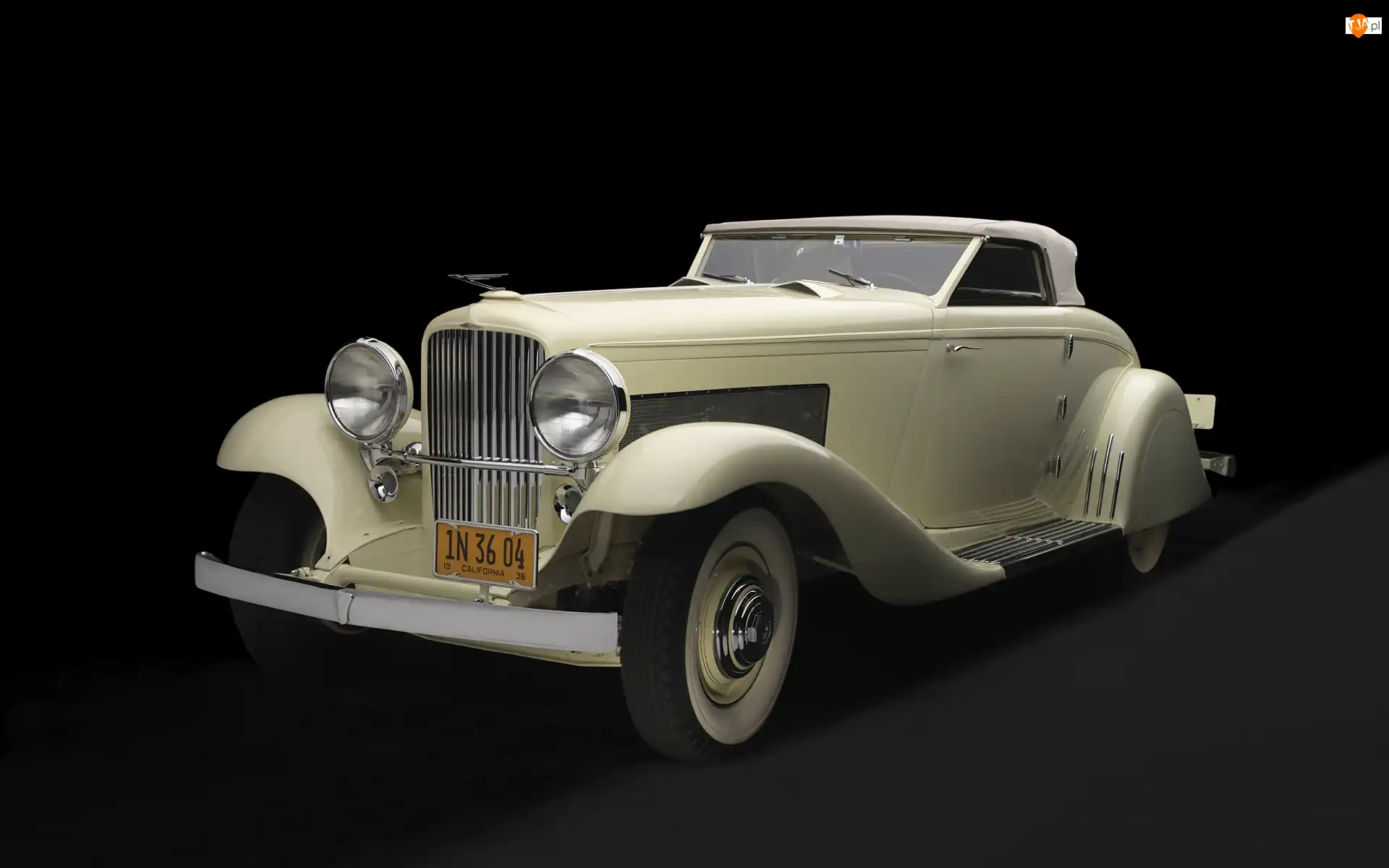 1935, Zabytkowy, Duesenberg Model JN Convertible Coupe
