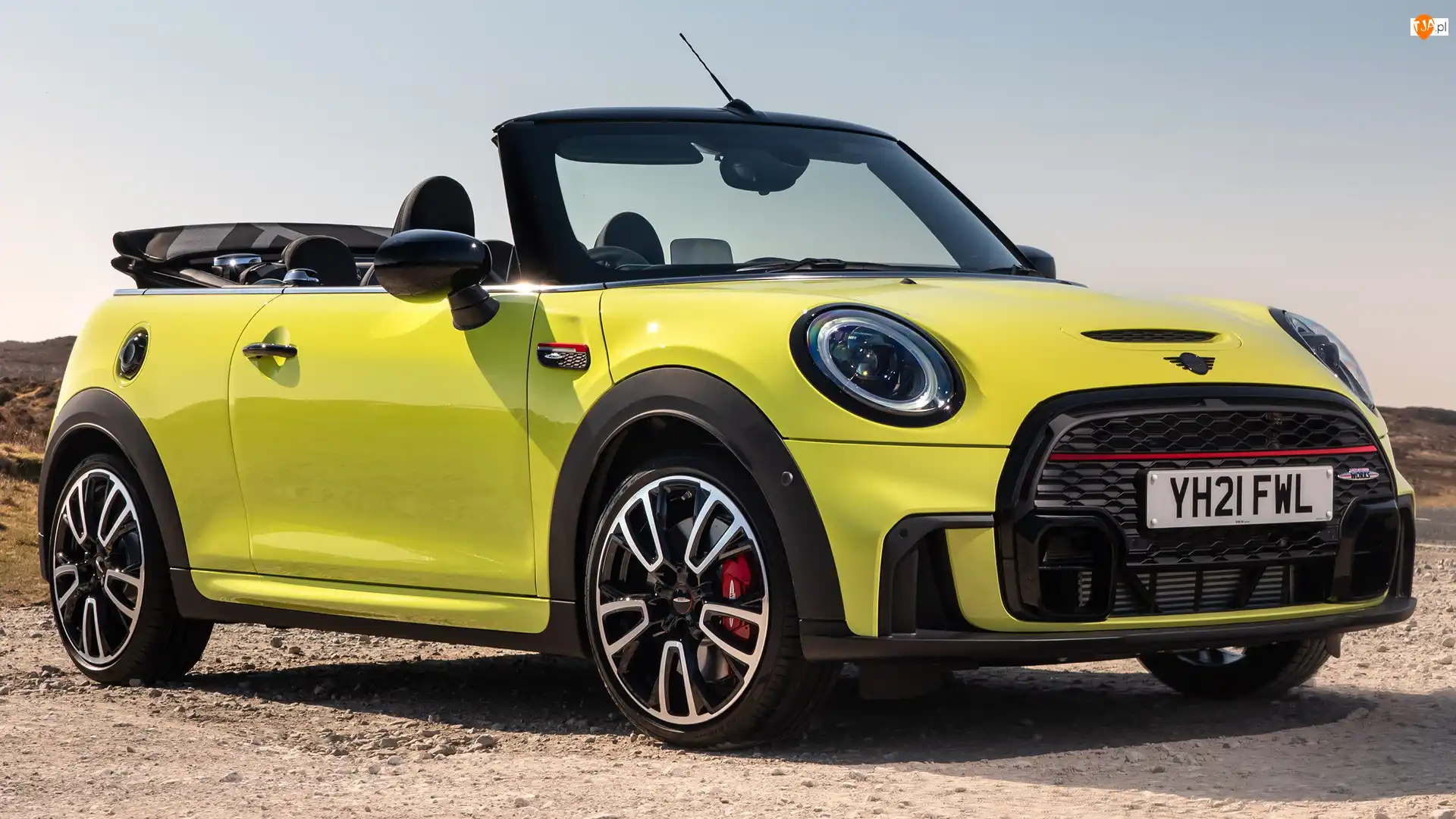 Kabriolet, Żółty, Mini John Cooper Works