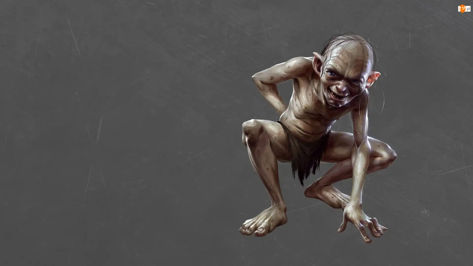 Władca, Gollum, Film, Grafika, Pierścieni, Gra